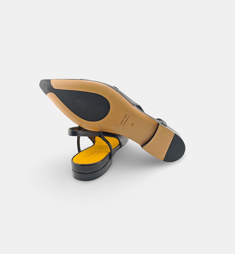 Ballerine Mara Bini donna Z519 Milena Fibbie nere<BR/> Z519 CHANEL MARA BINI 