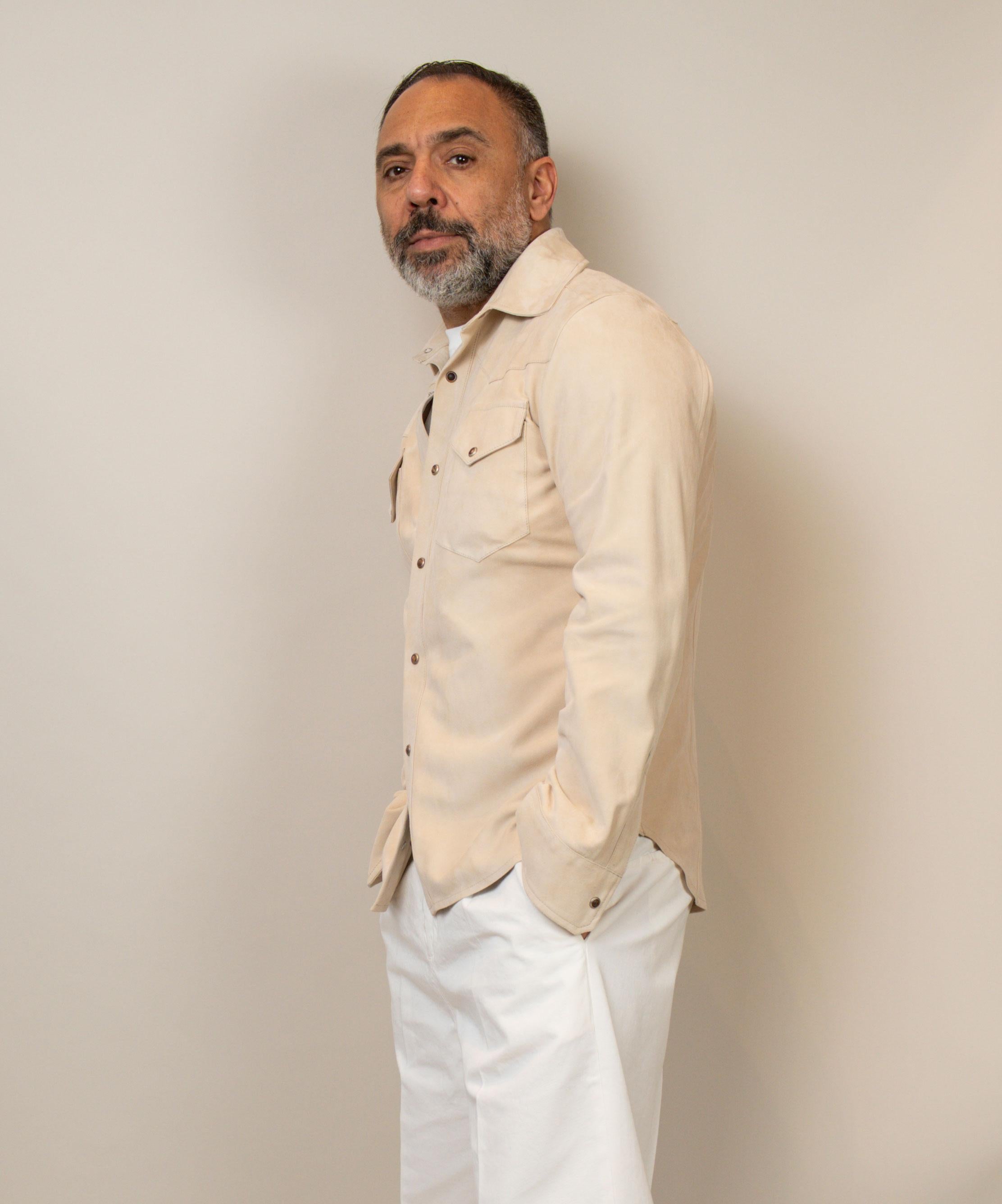Overshirt Kired uomo Toto 835101 avorio TOTO 935100 3000 KIRED 