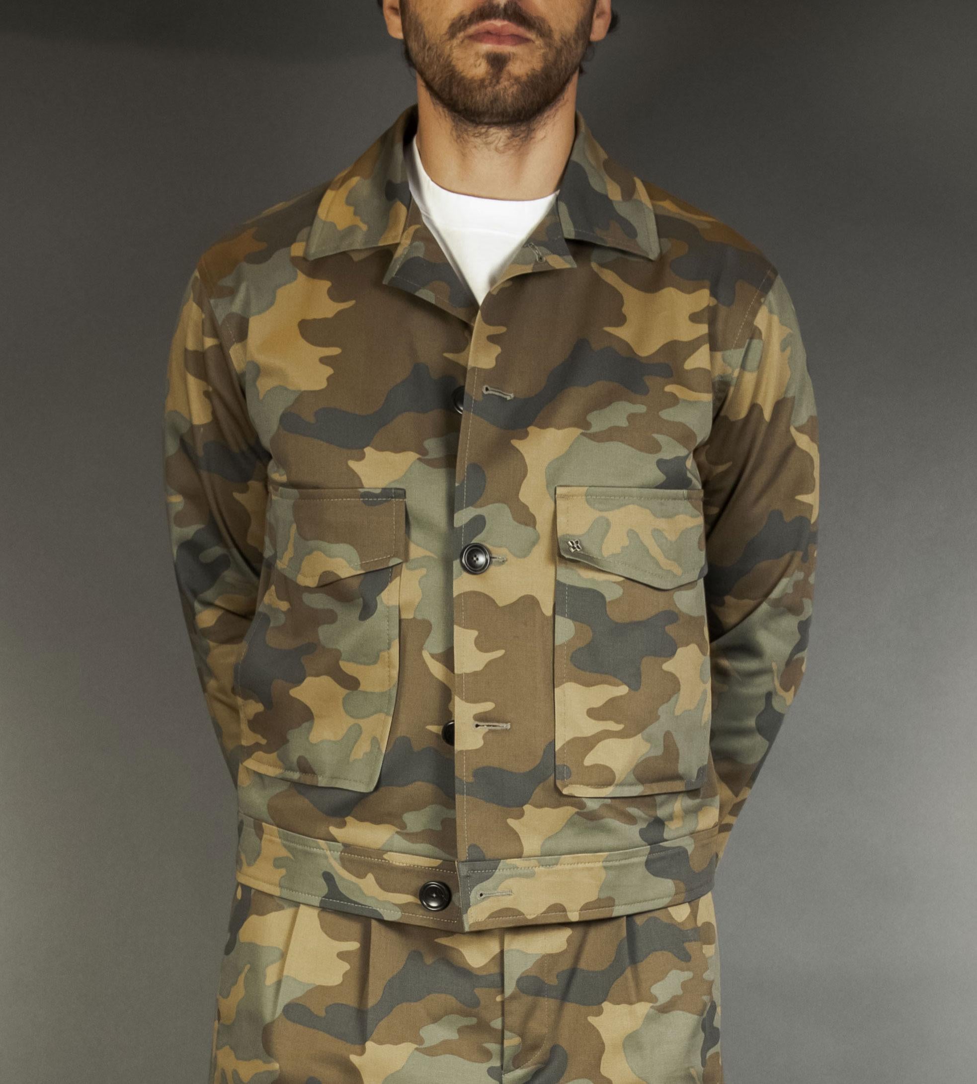 Giubbino Tagliatore uomo Amir mimetico verde AMIR 870003U 25E146 V1148 MIMETICO TAGLIATORE 