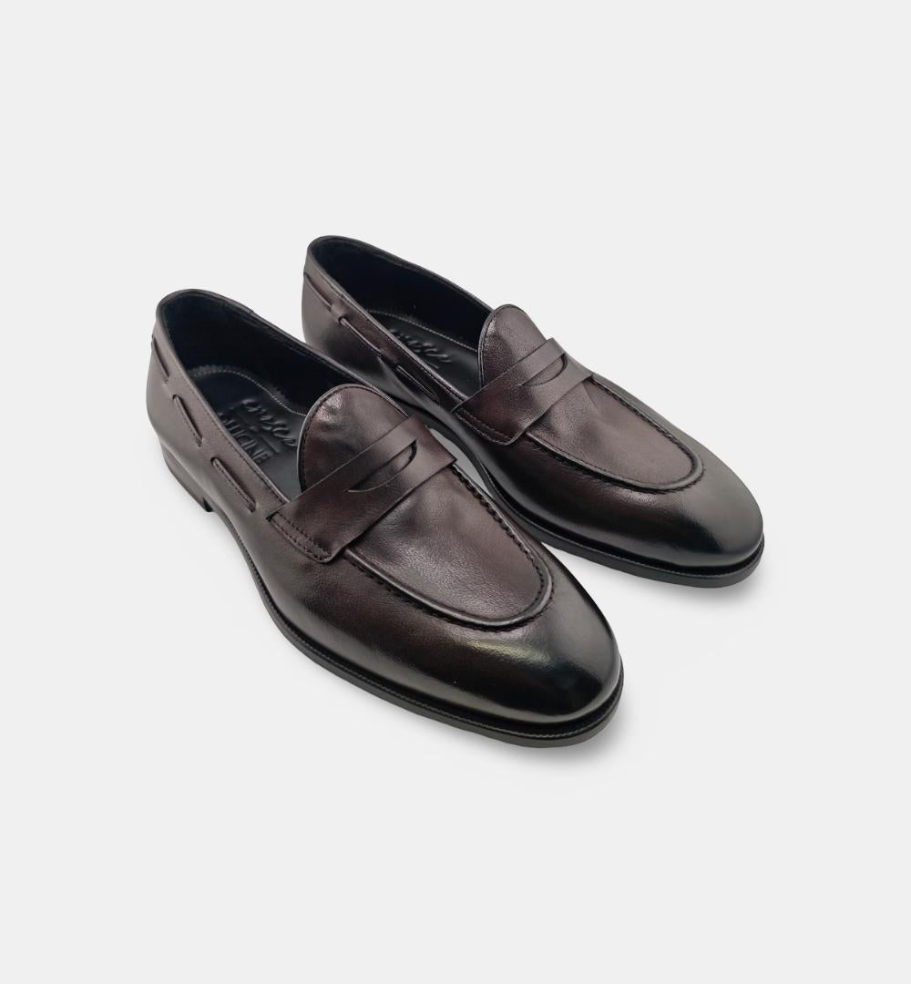 Mocassini Crisci uomo 3400 testa di moro 3400 FREGIO CRISCI 