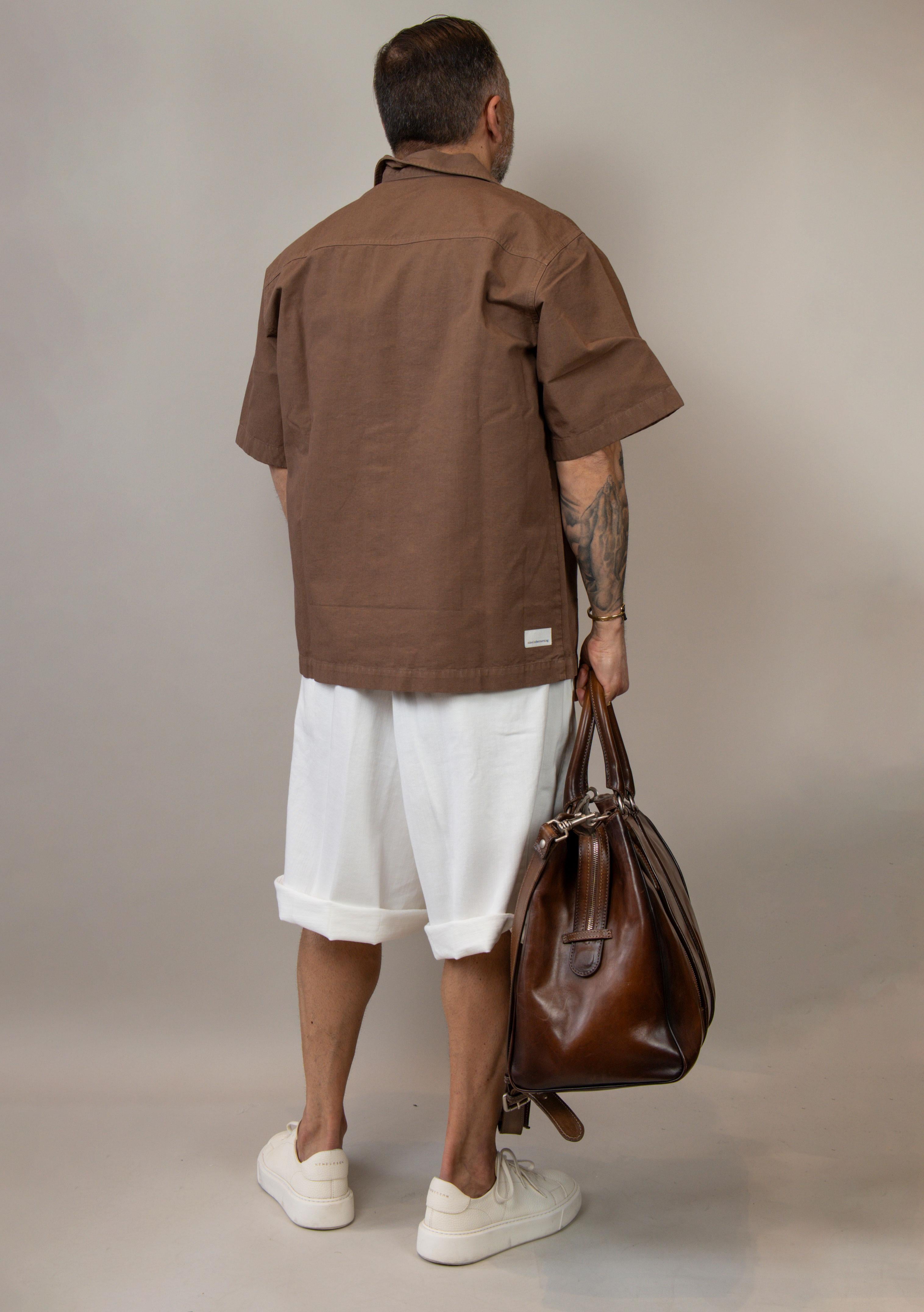 Borsa Officine Creative uomo Quentin testa di moro QUENTIN 009 AERO SPALLA OFFICINE CREATIVE 