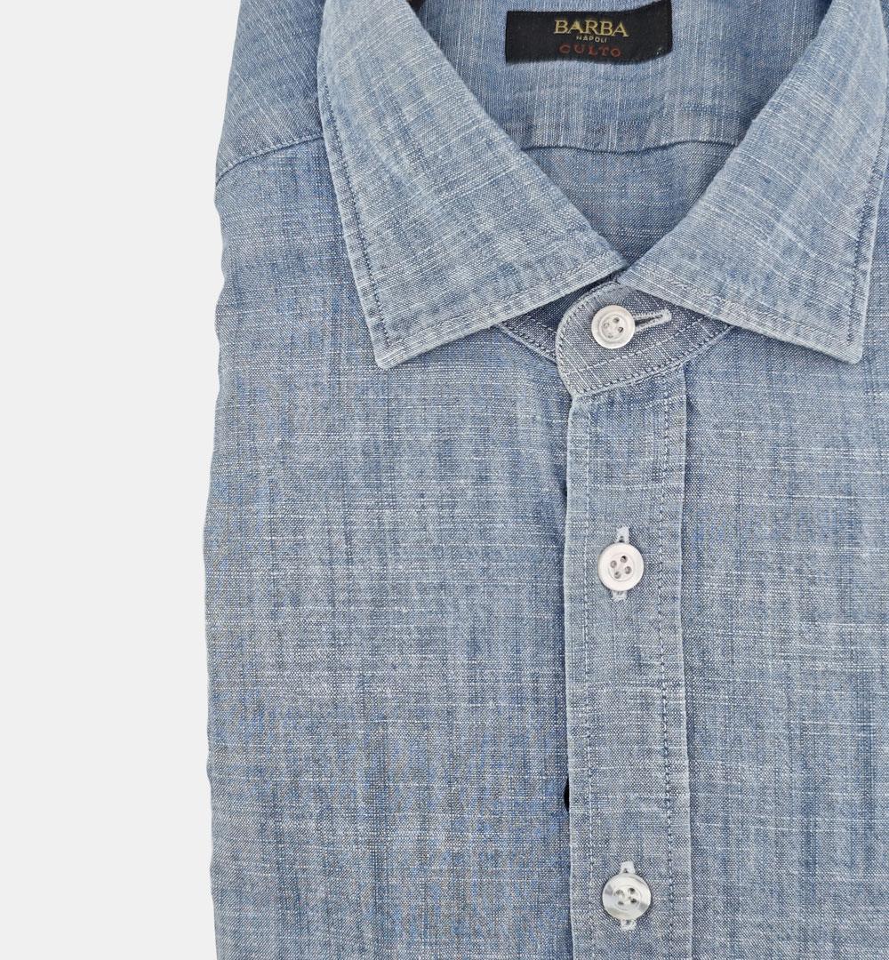 Camicia Barba uomo PIU12P015426201 denim PIU12P0154262 01 BARBA 