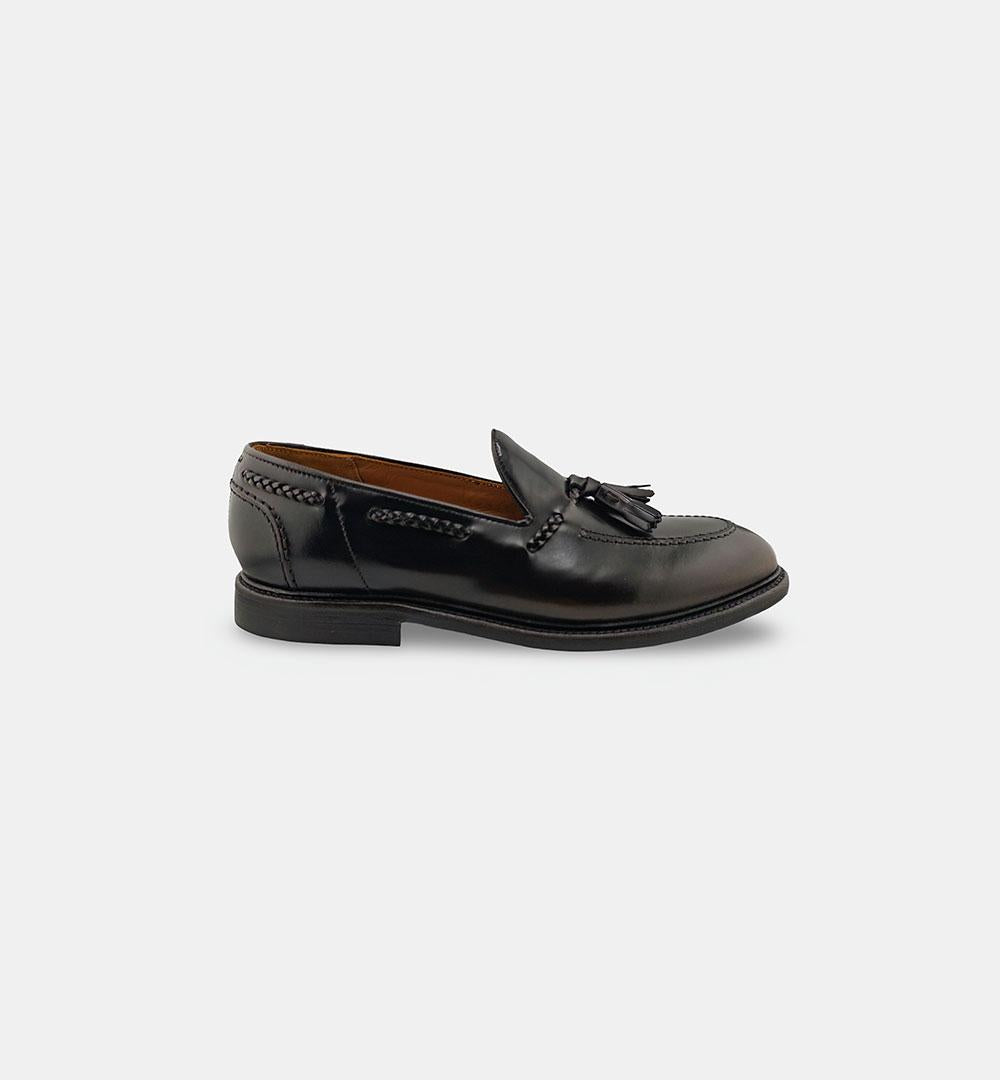 Mocassino GREEN GEORGE uomo 2032 Testa di moro 2032 NAP 340 WASH TRECCINA GREEN GEORGE 