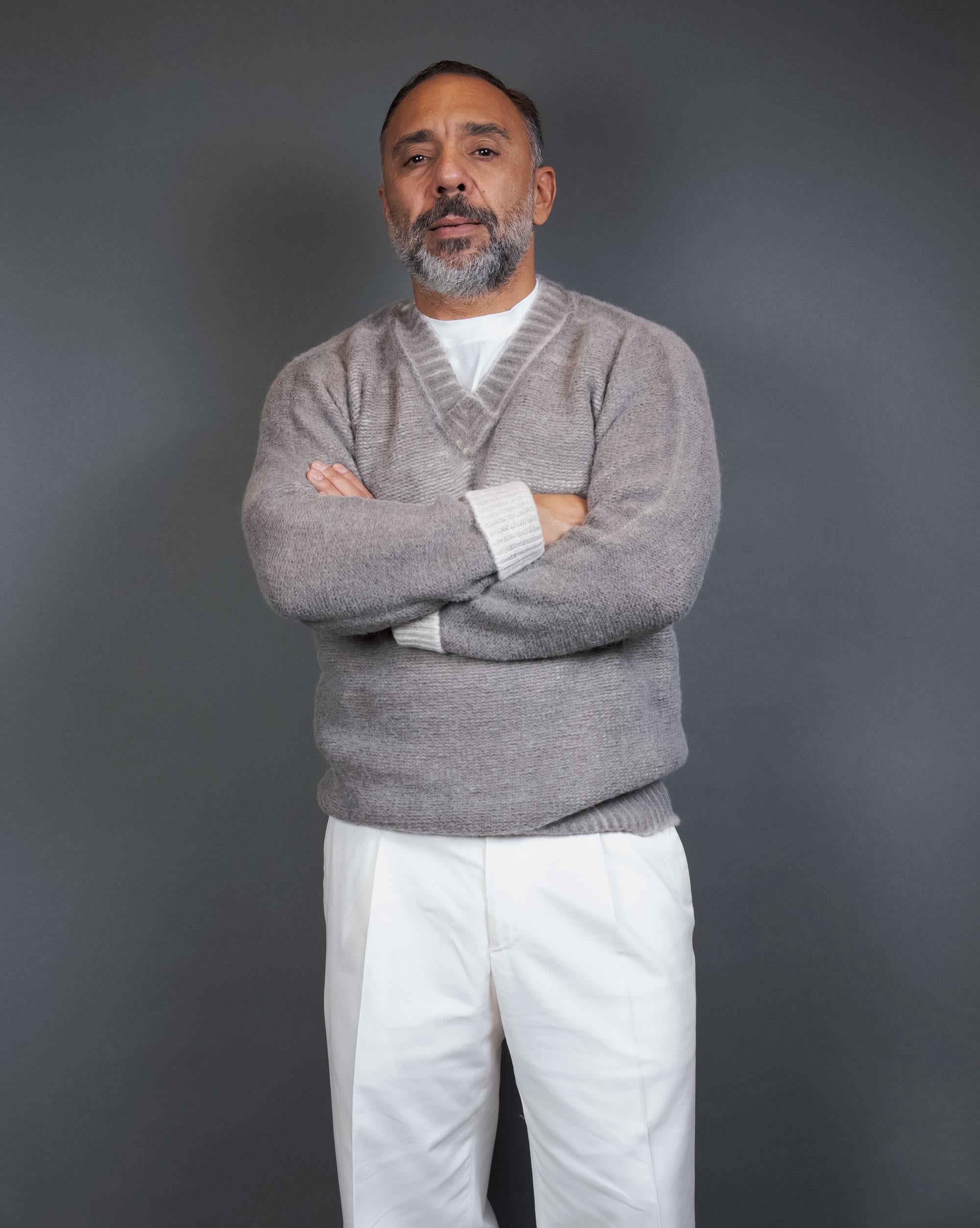 Maglione OFFICINE uomo 303 18 Beige 303 18 112 COCCO OFFICINE 