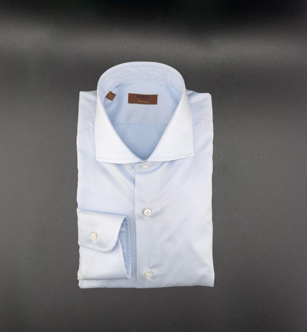 Camicia Barba uomo IU13P01PZ8560 azzurra IU13P01PZ8560 0001 AZZURRA BARBA 