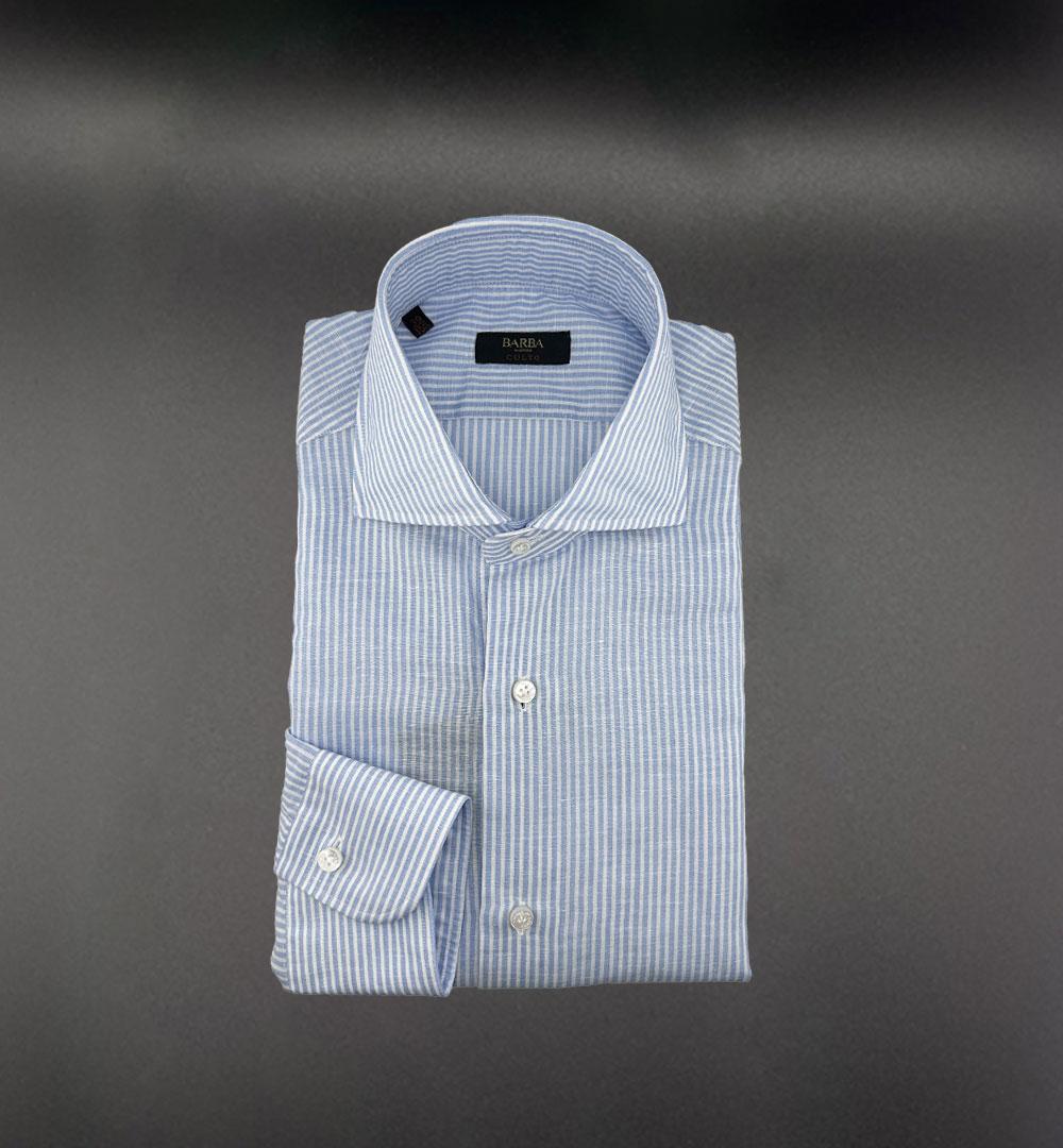 Camicia Barba uomo K1U13P0147000 azzurra K1U13P0147000 0001 RIGA AZZURRA BARBA 