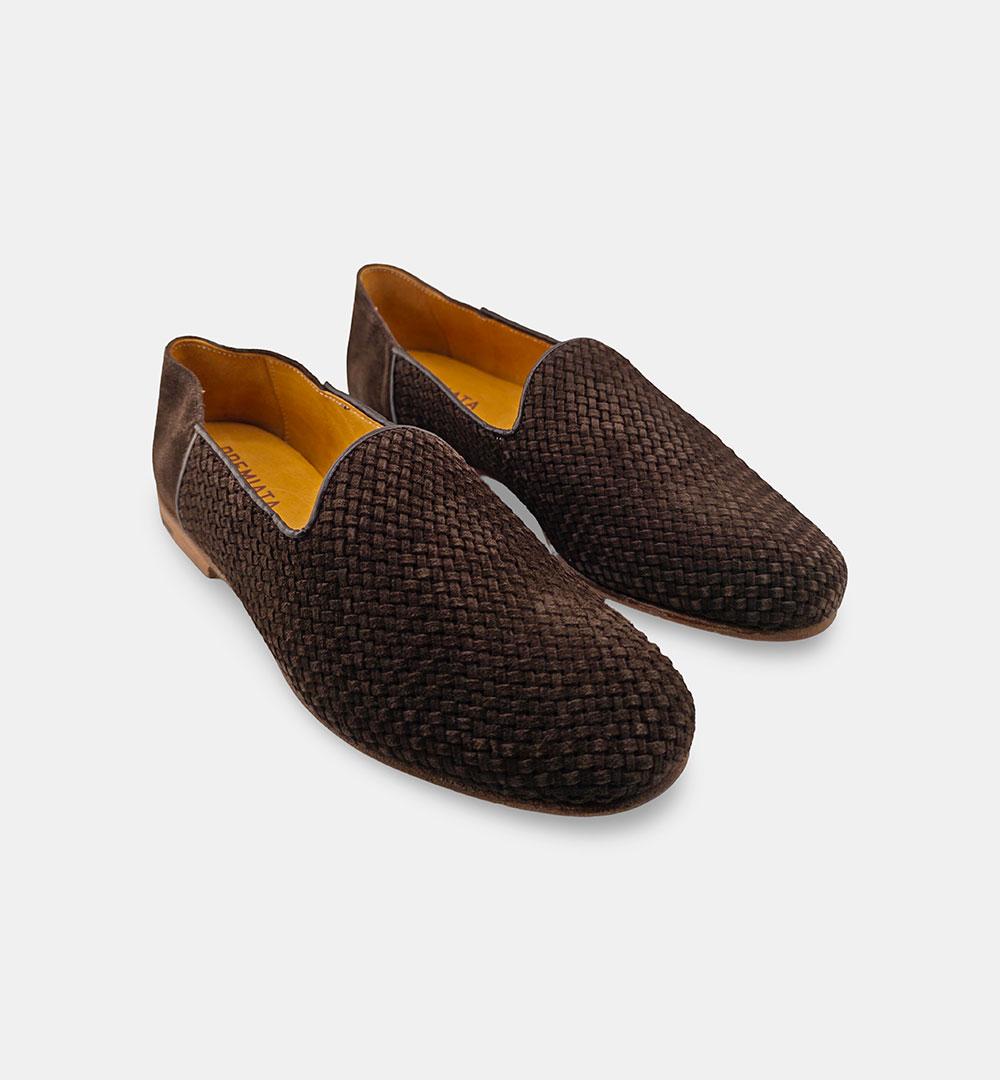 Mocassini Premiata uomo 32406 testa di moro 32406 TRECCIA PREMIATA 
