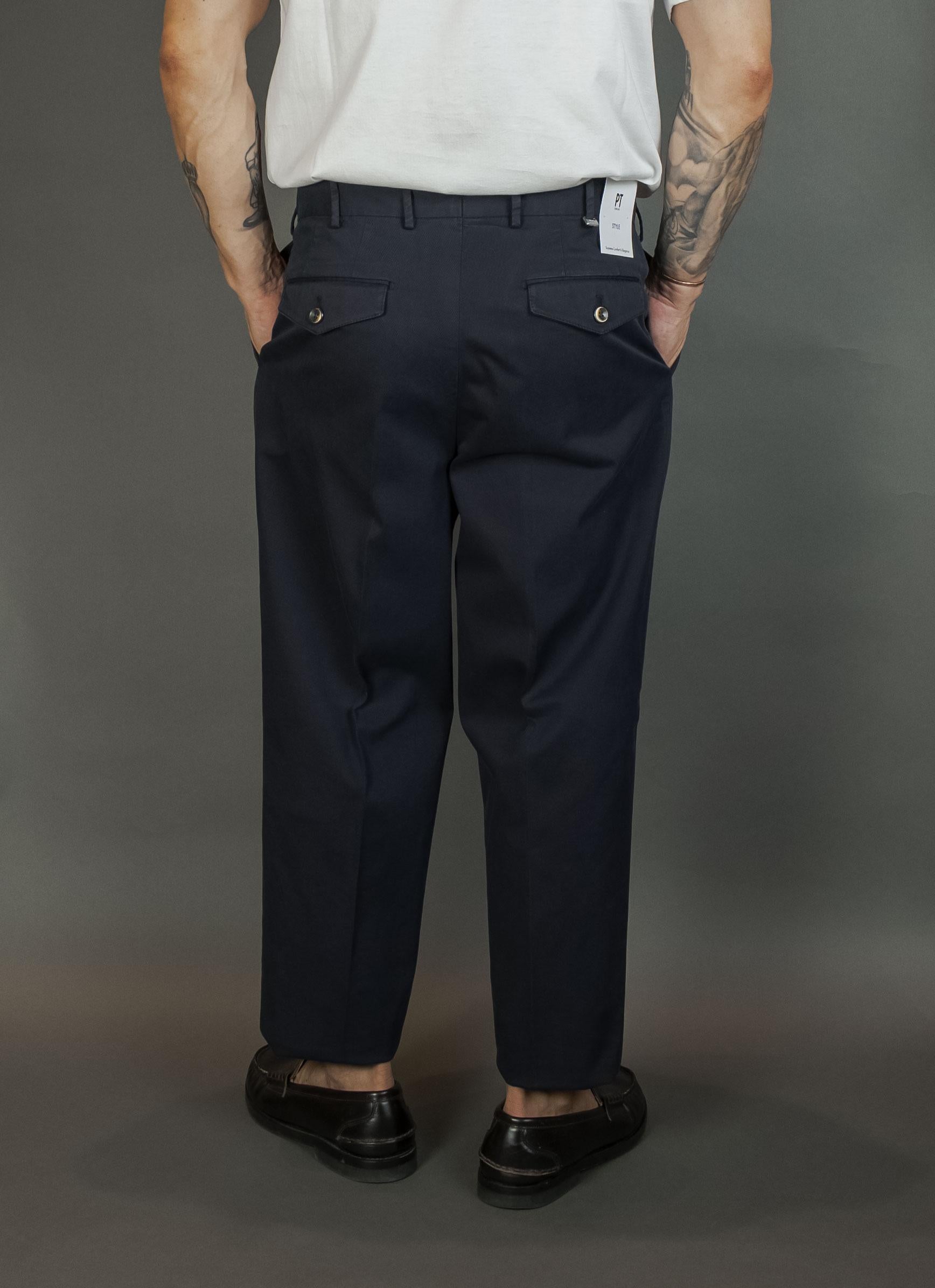 Pantalone PT Torino uomo ZTCLZB0CL1NK03 navy ZTCLZB0CL1NK03 Y384 NAVY PT TORINO 