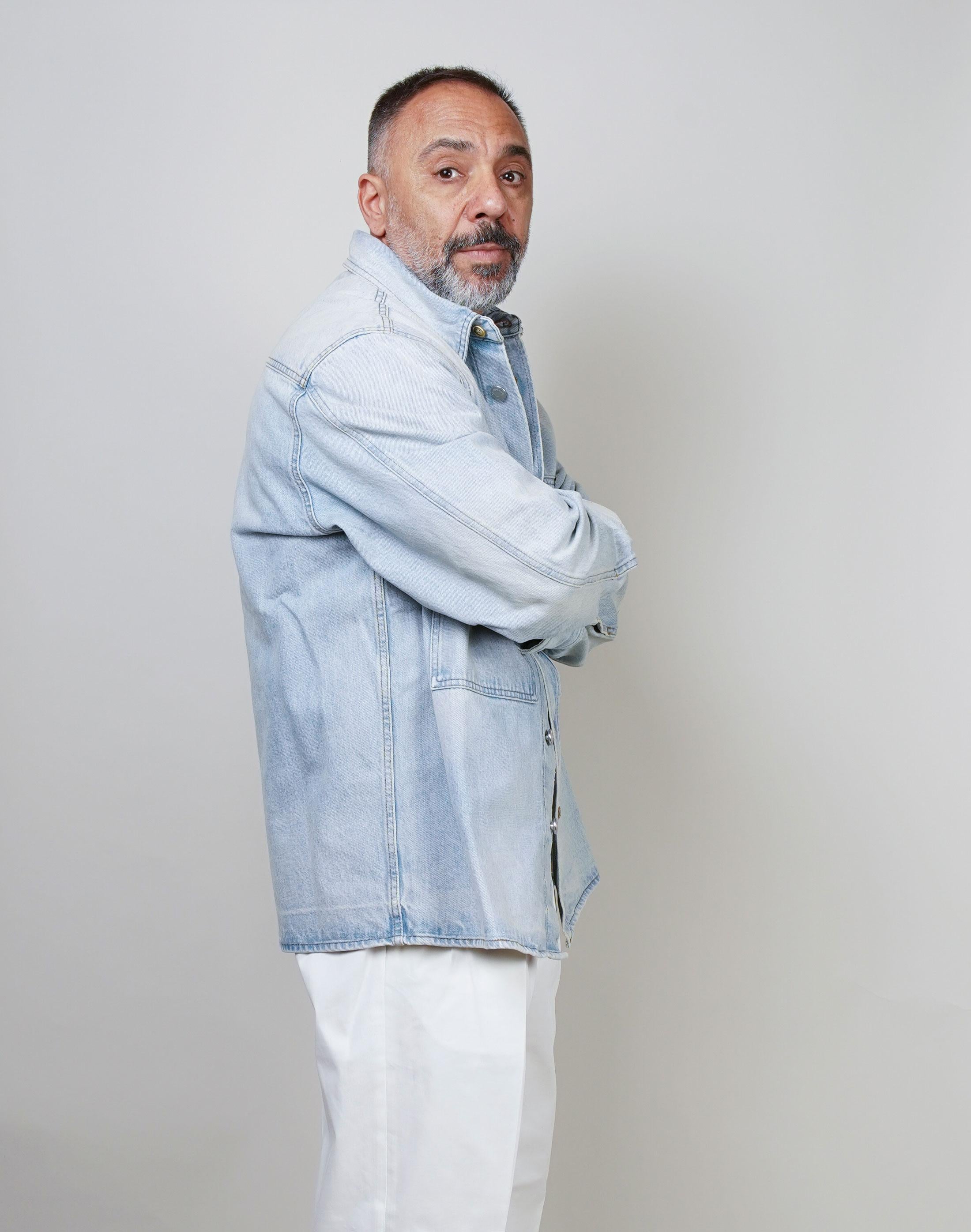 Overshirt Don the fuller uomo Kumiko blu chiaro GIACCA KUMIKO LORB M256018 DON THE FULLER 