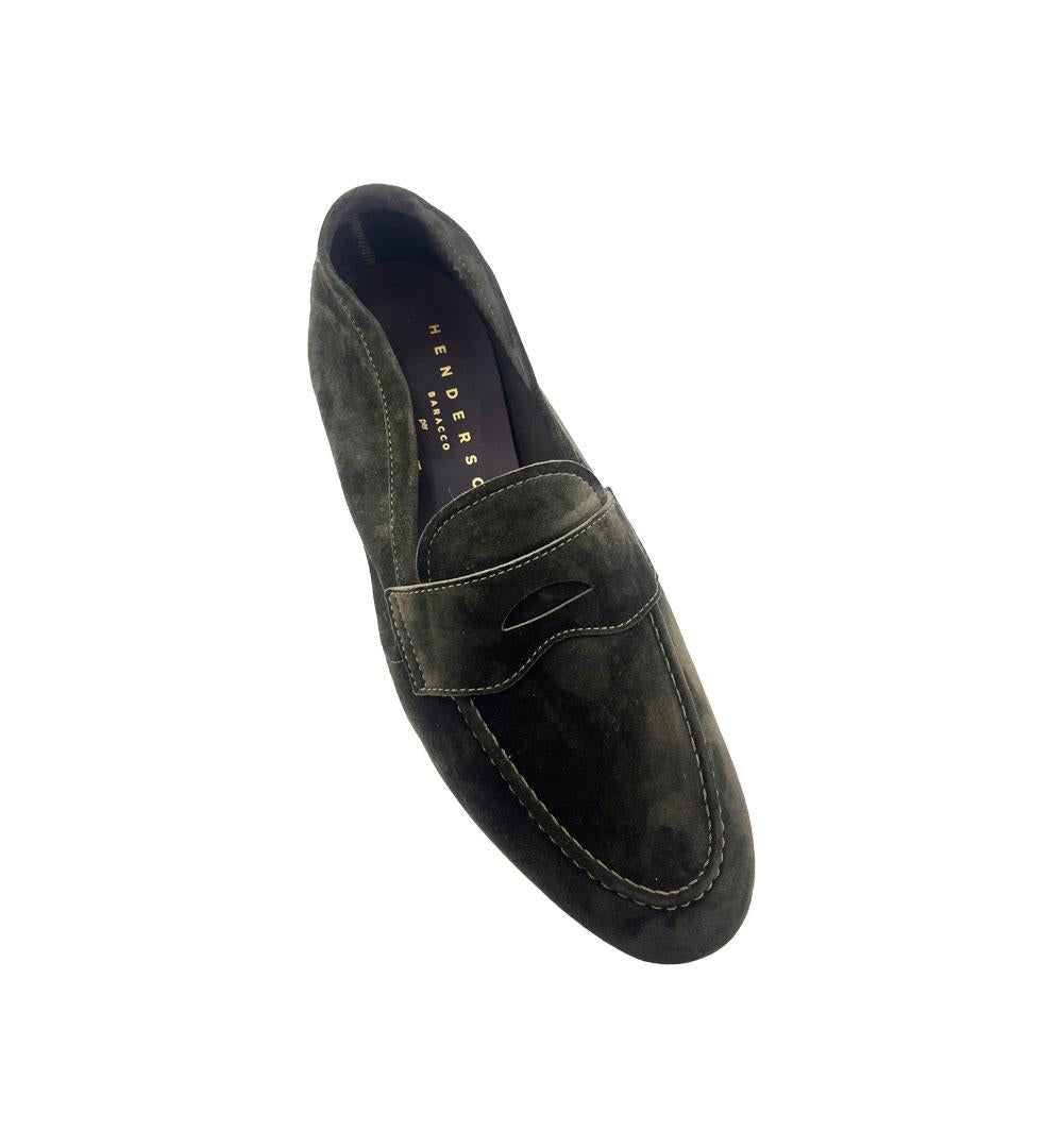 Mocassini Henderson uomo 75401 verde foresta 75401.S.0 LIGHT.P.T HENDERSON 