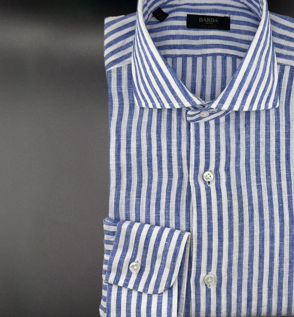 Camicia Barba uomo K1U13P0147066 azzurra K1U13P0147066 0003 RIGA AZZURRA BARBA 