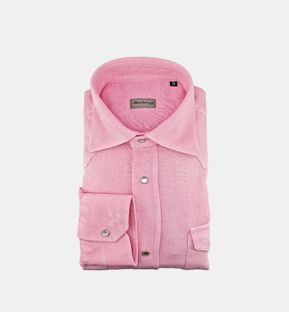 Camicia Sartorio uomo Texas rosa TEXAS 445912006 SARTORIO 