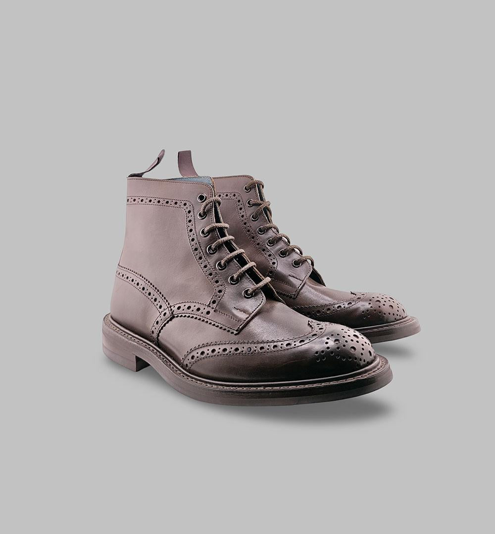 Stivaletti TRICKER'S uomo 5634 200STOW Espresso 5634/200STOW DAINITE SOLE TRICKER'S 