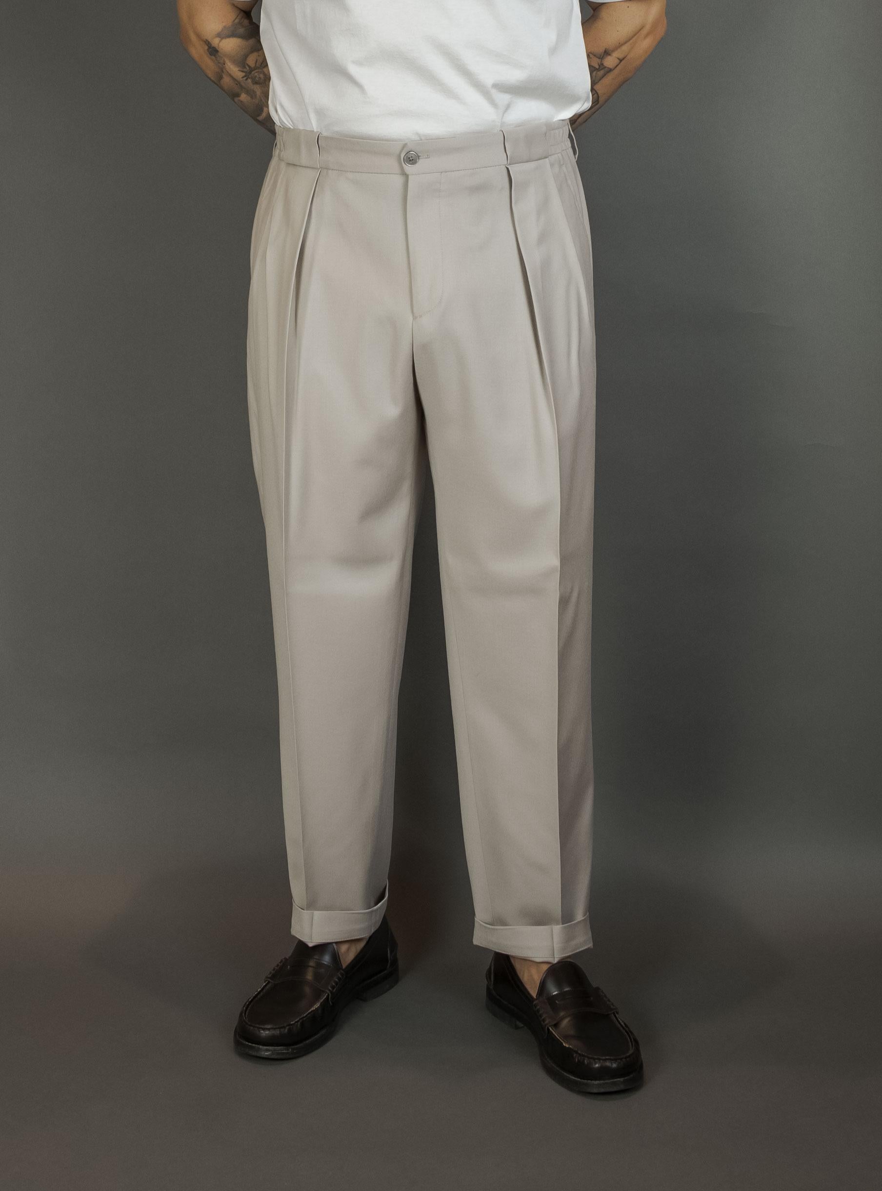 Pantalone Briglia uomo Portobellos beige PORTOBELLOS 400120 0123 BEIGE BRIGLIA 