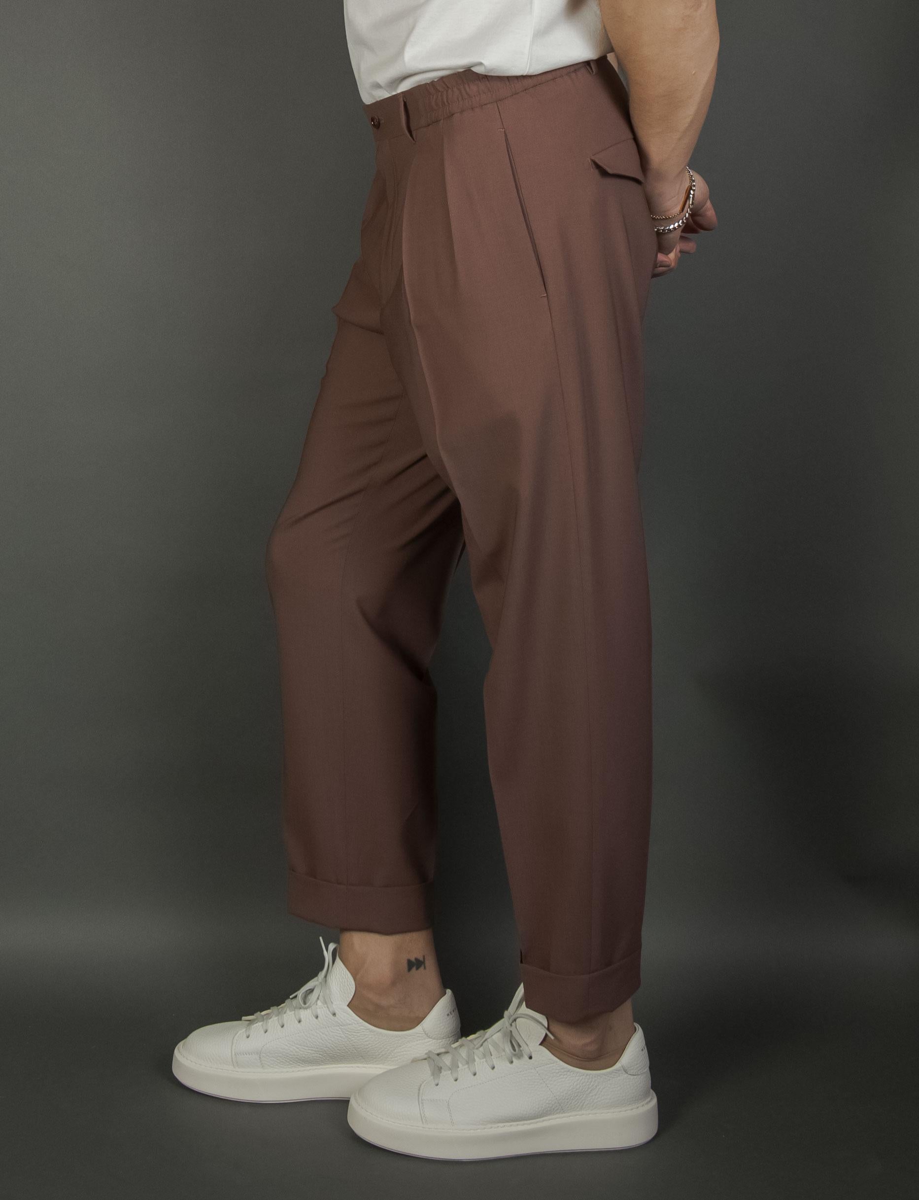 Pantalone Tagliatore uomo P Gord rosa P GORD24 TGT190043 25E186 E1272 ROSA TAGLIATORE 