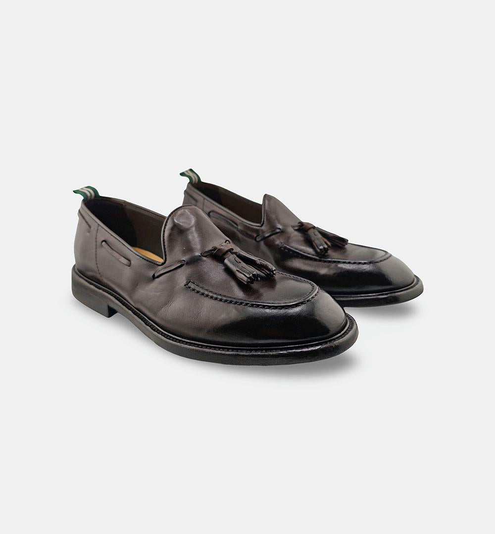 Mocassino GREEN GEORGE uomo 6011 Testa di moro 6011 NAP432 MAREMMA WASH GREEN GEORGE 