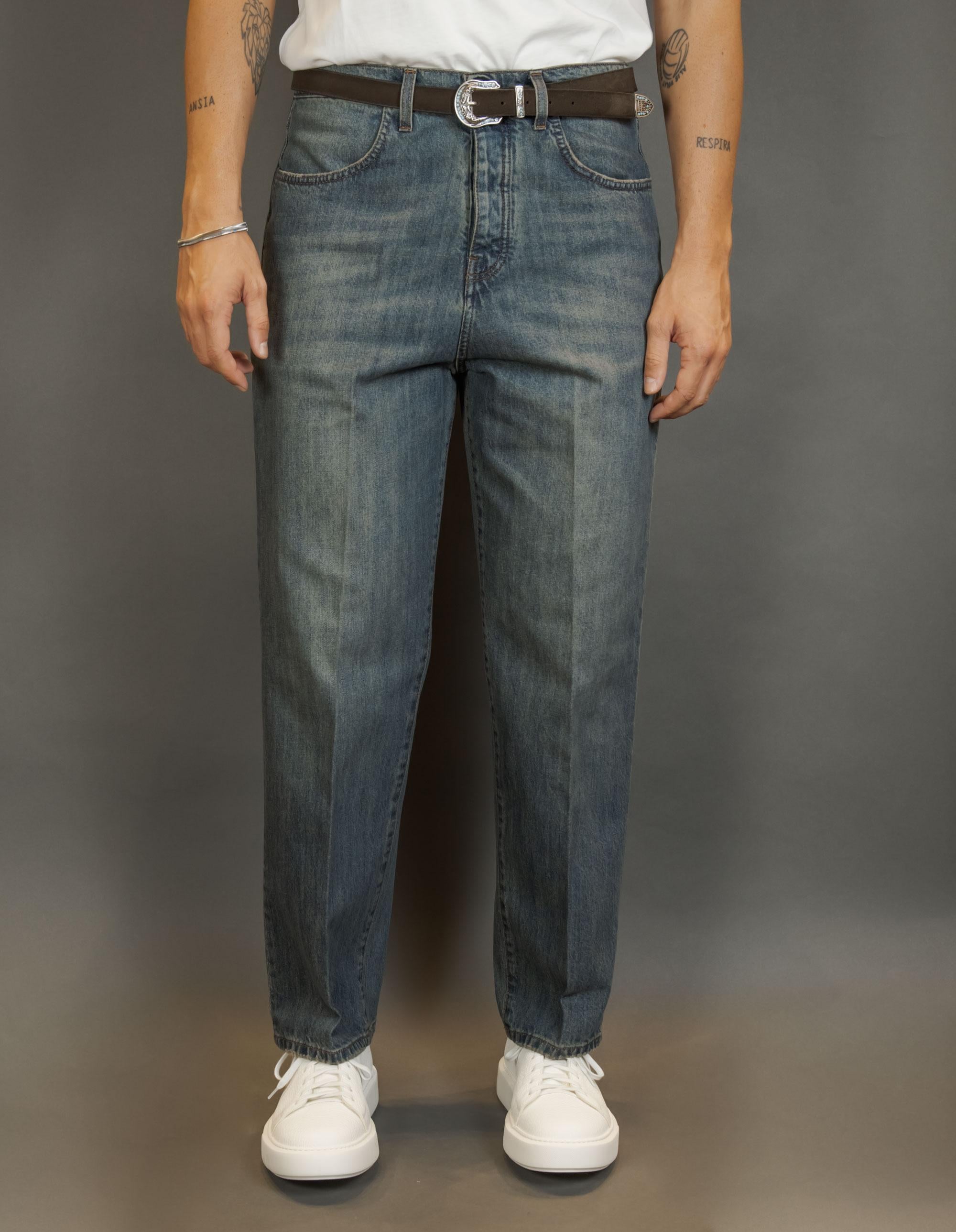 Jeans BONHEUR uomo OSAKA Blu OSAKA S L SAB DENIM BONHEUR 