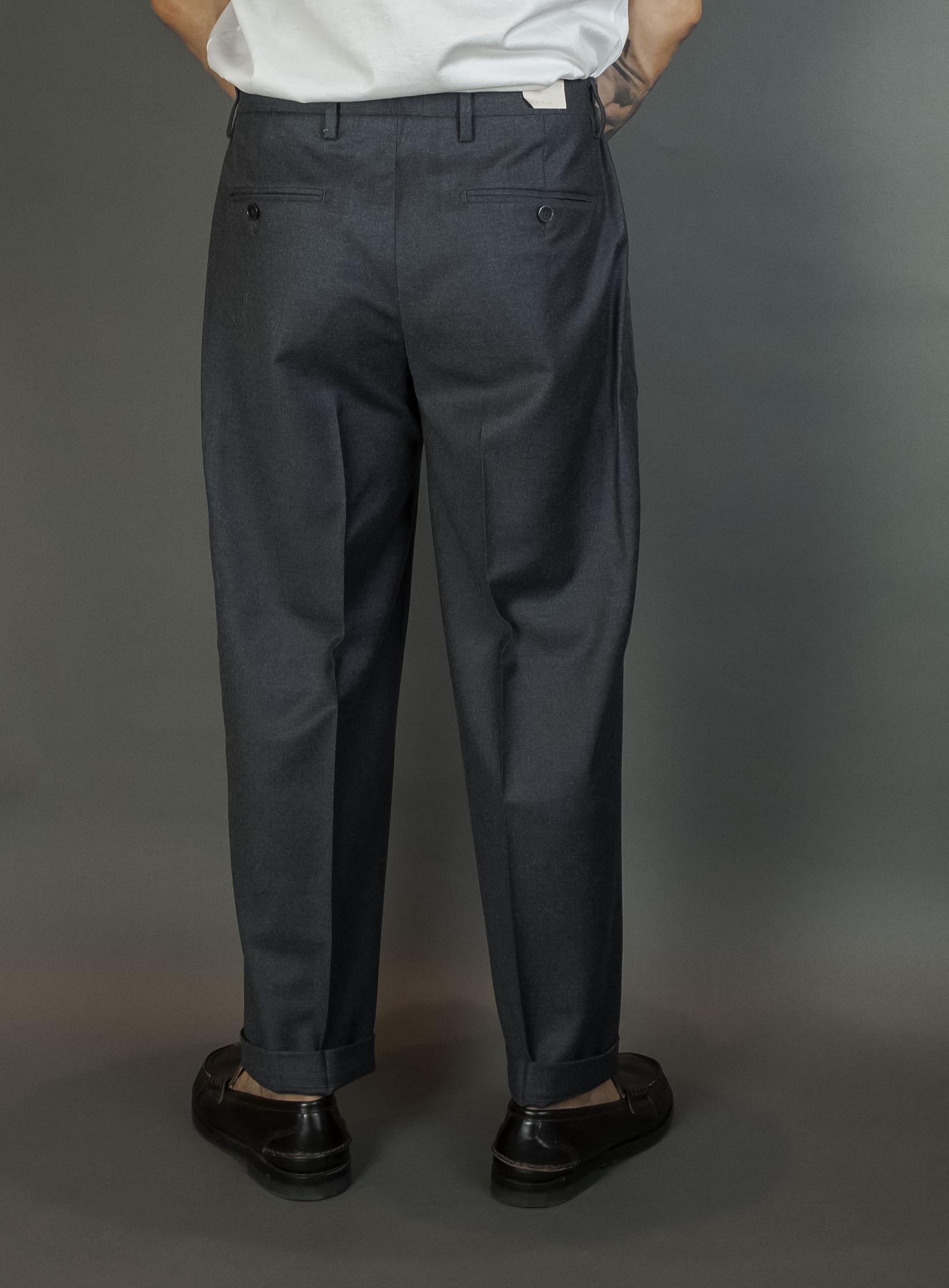 Pantalone Briglia uomo Portobellos grigio scuro PORTOBELLOS 400120 080 GRIGIO BRIGLIA 