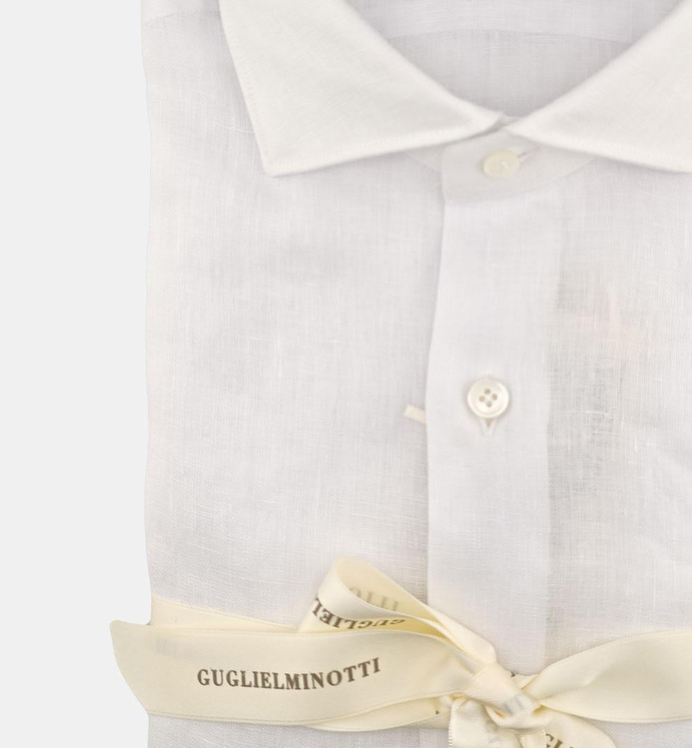Camicia Guglielminotti uomo QE8GPW bianca CAMICIE QE8GPW UA1 Guglielminotti 