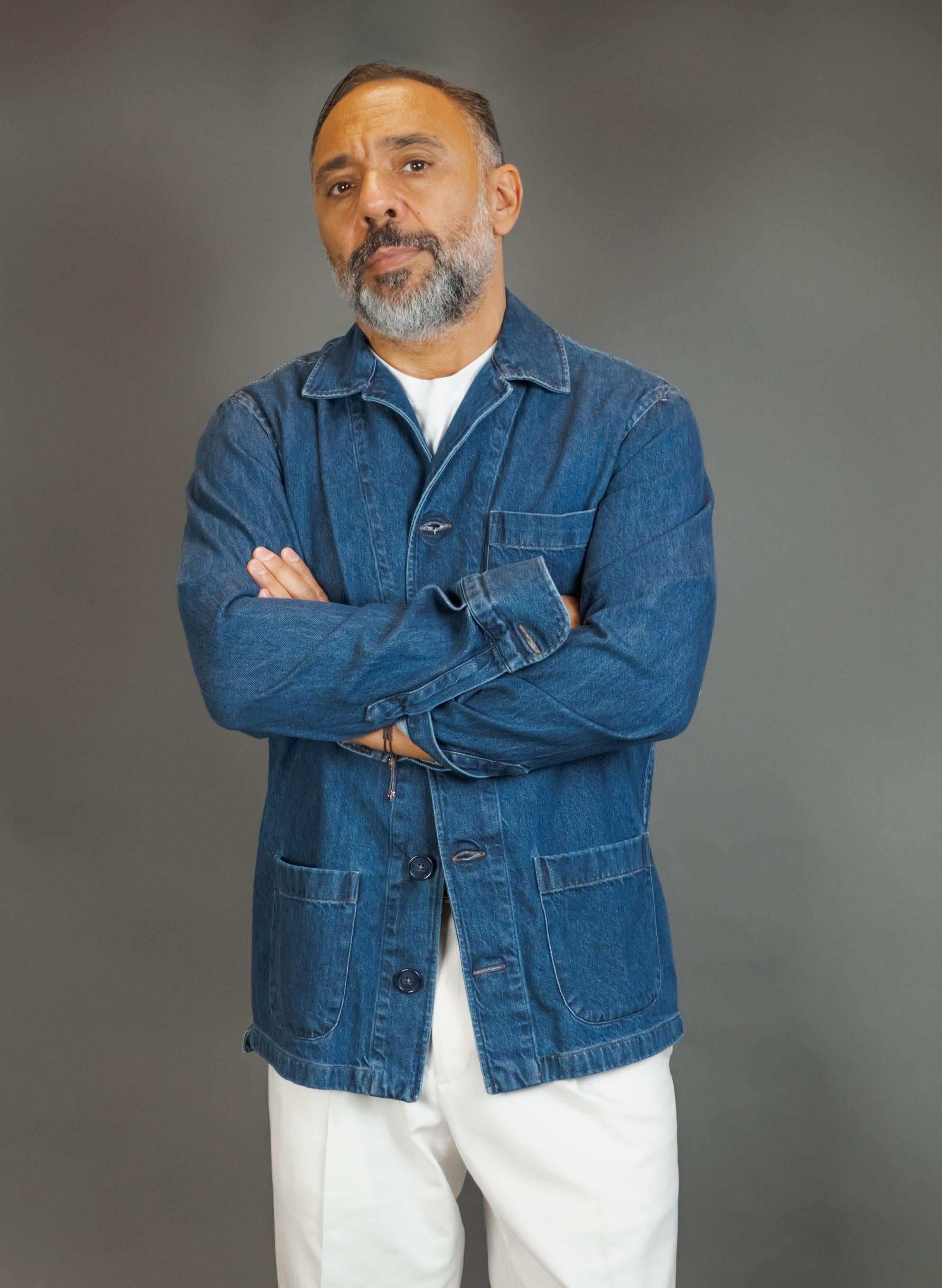 Overshirt GIANGI uomo TOD BRIGIDA Denim medio TOD BRIGIDA DENIM MEDIO GIANGI X OFFICINE 