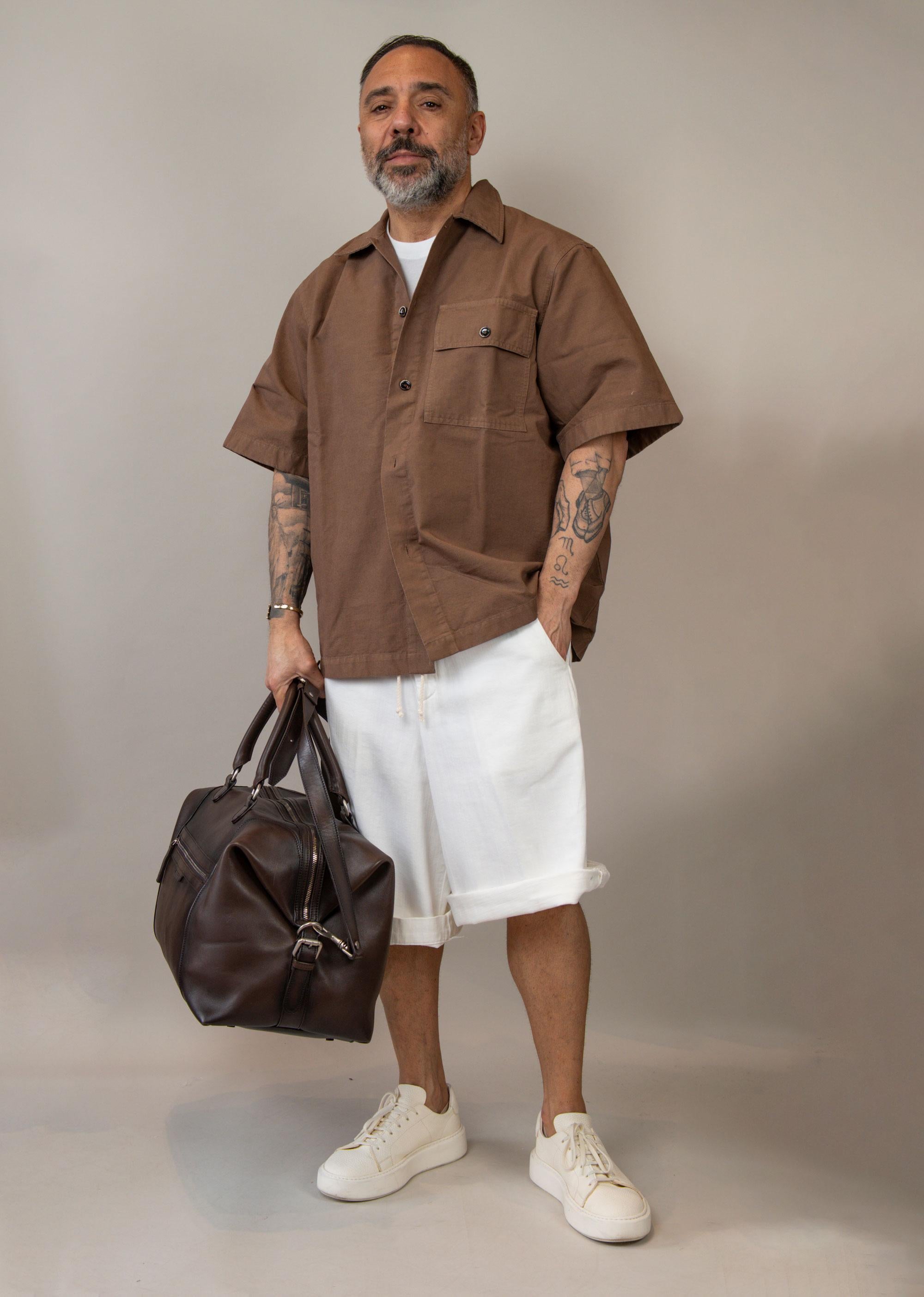 Borsa Officine Creative uomo Jules testa di moro JULS/002 VALIGIA OFFICINE CREATIVE 