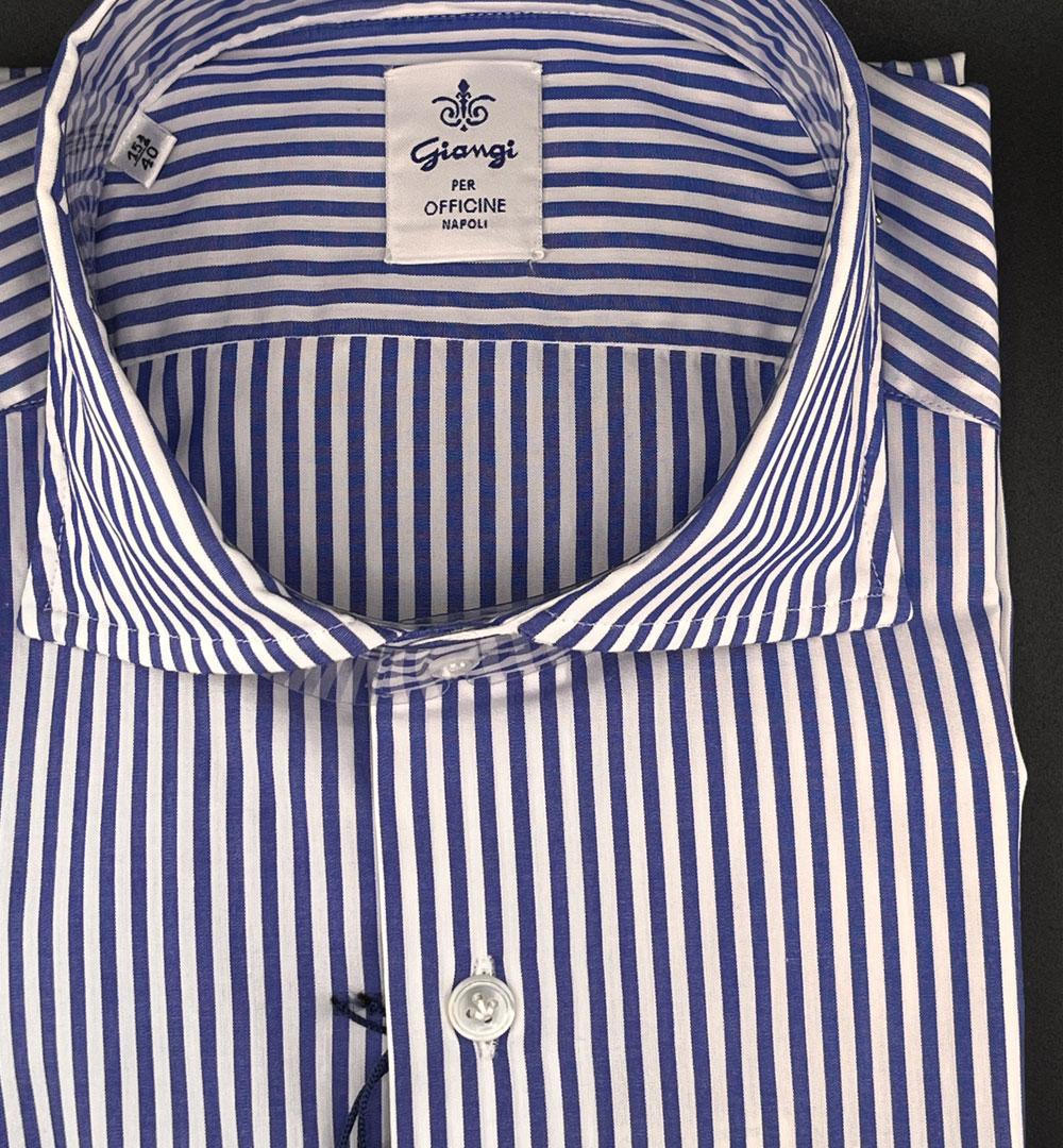Camicia Giangi uomo 5703 azzurra e bianca 5703 9302 4 AZZURRA GIANGI 