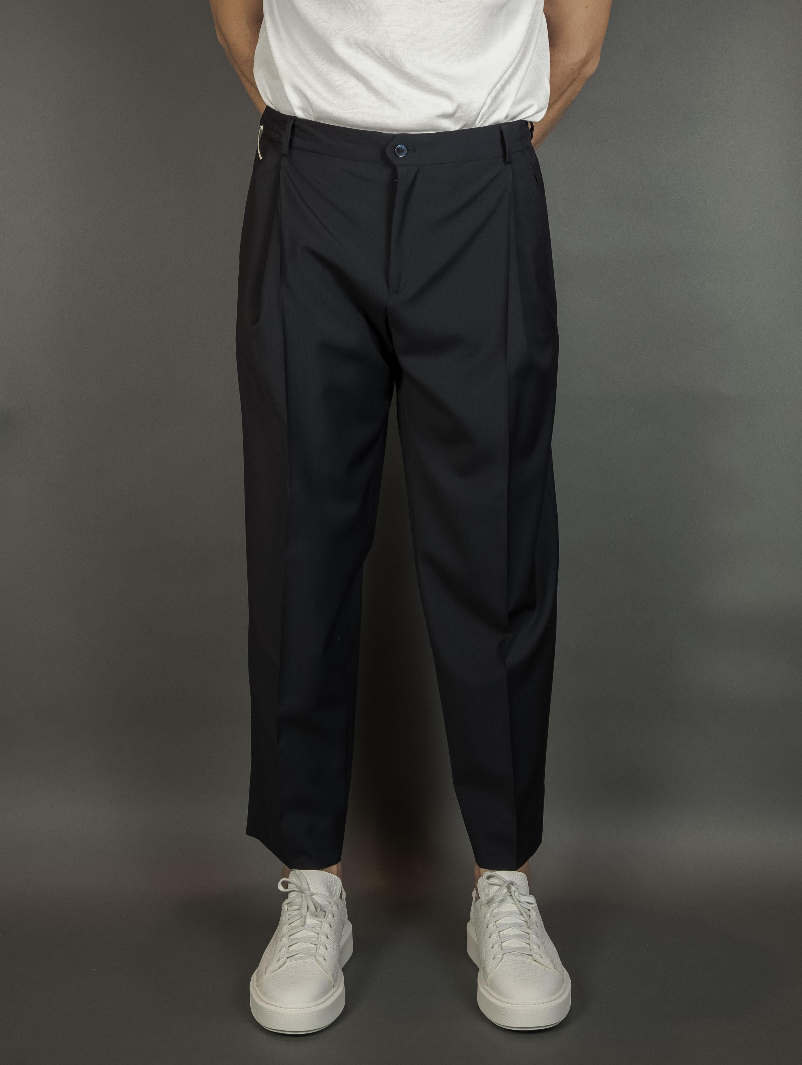 Pantalone Briglia uomo MANHATTANS blu MANHATTANS 325108 011 NAVY BRIGLIA 