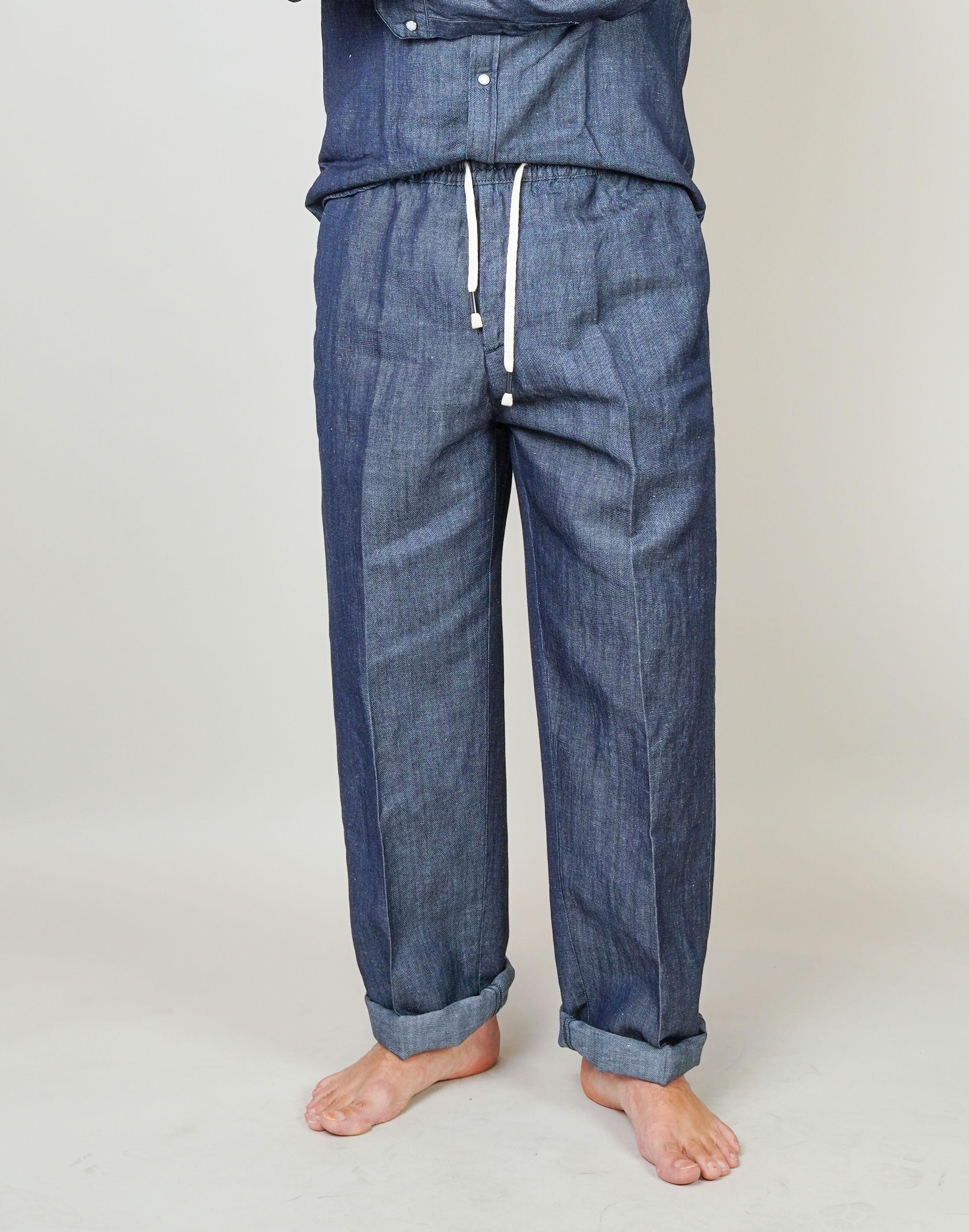 Pantalone Inlinum uomo Pajama denim scuro PAJAMA WESTERN CIL17 SS INLINUM 