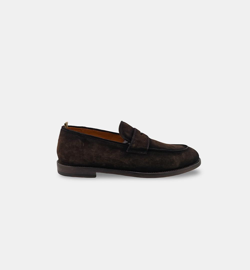 Mocassini OFFICINE CREATIVE uomo OPERA001 Testa di moro OPERA/001 T.D.M. OFFICINE CREATIVE 