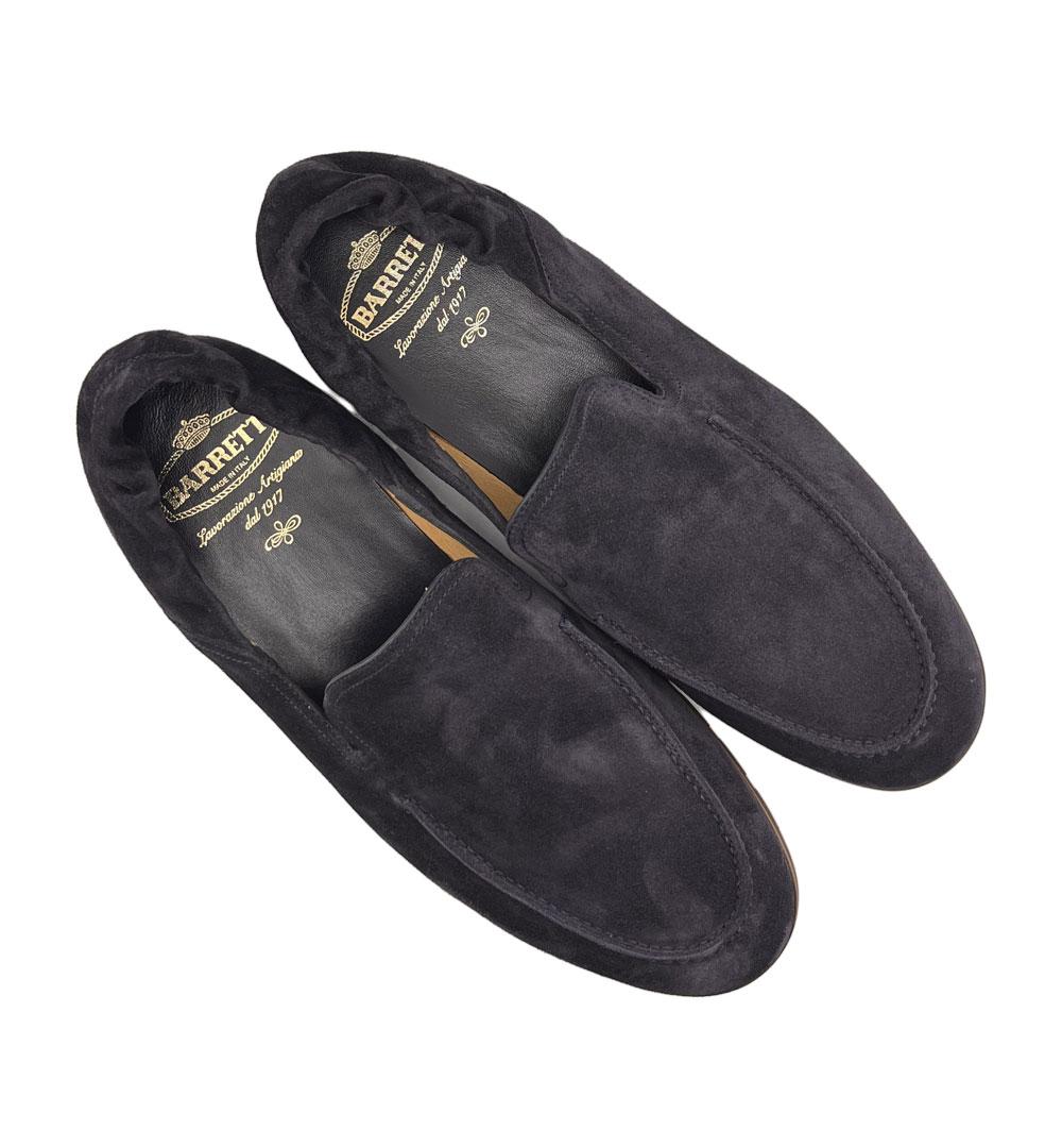 Mocassino Barrett uomo 241U037 7 blu 241U037.7 LISCIO.ELASTICO BARRETT 