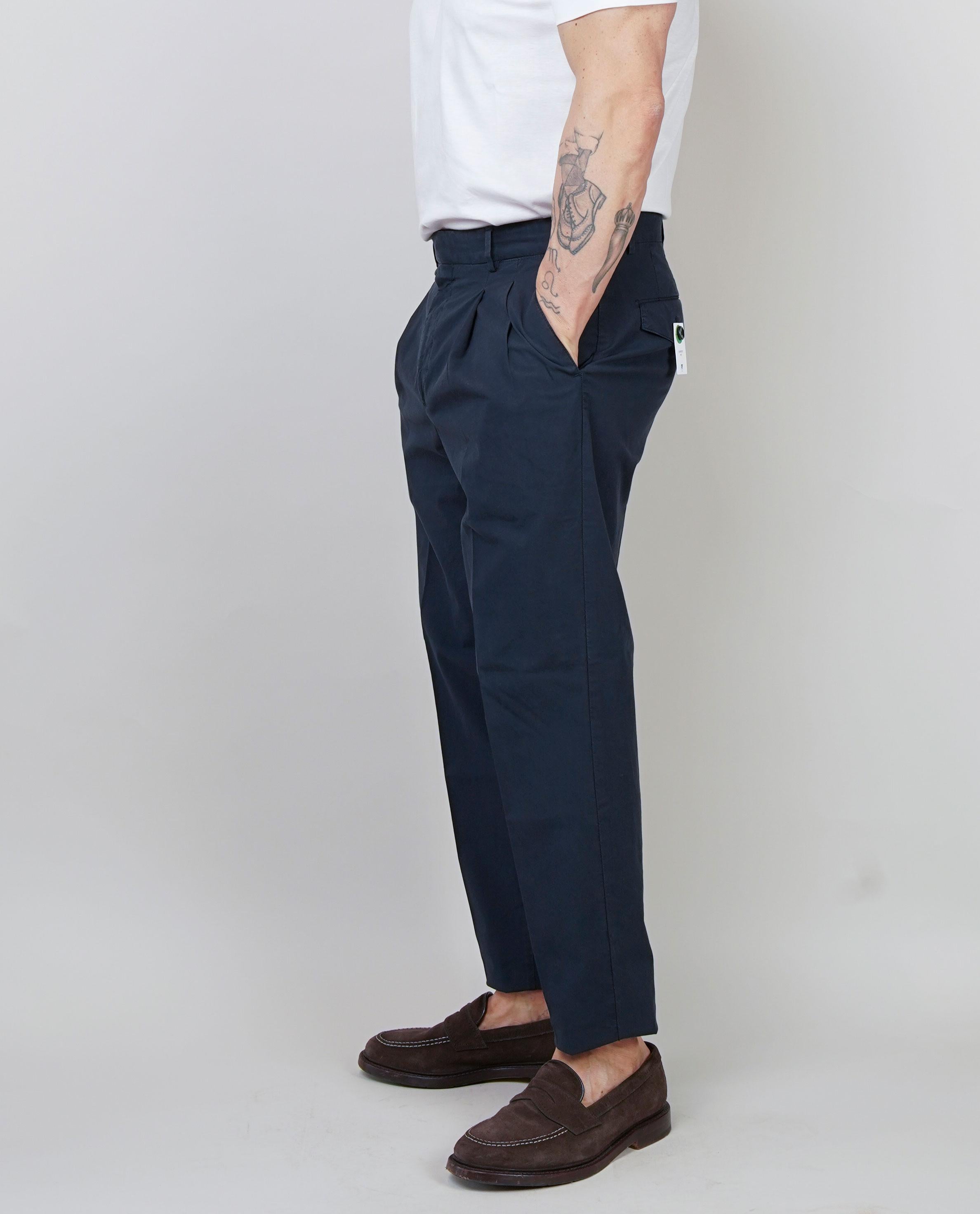 Pantalone PT Torino uomo Carrot blu CARROT FIT NK30 Y372 PT TORINO 