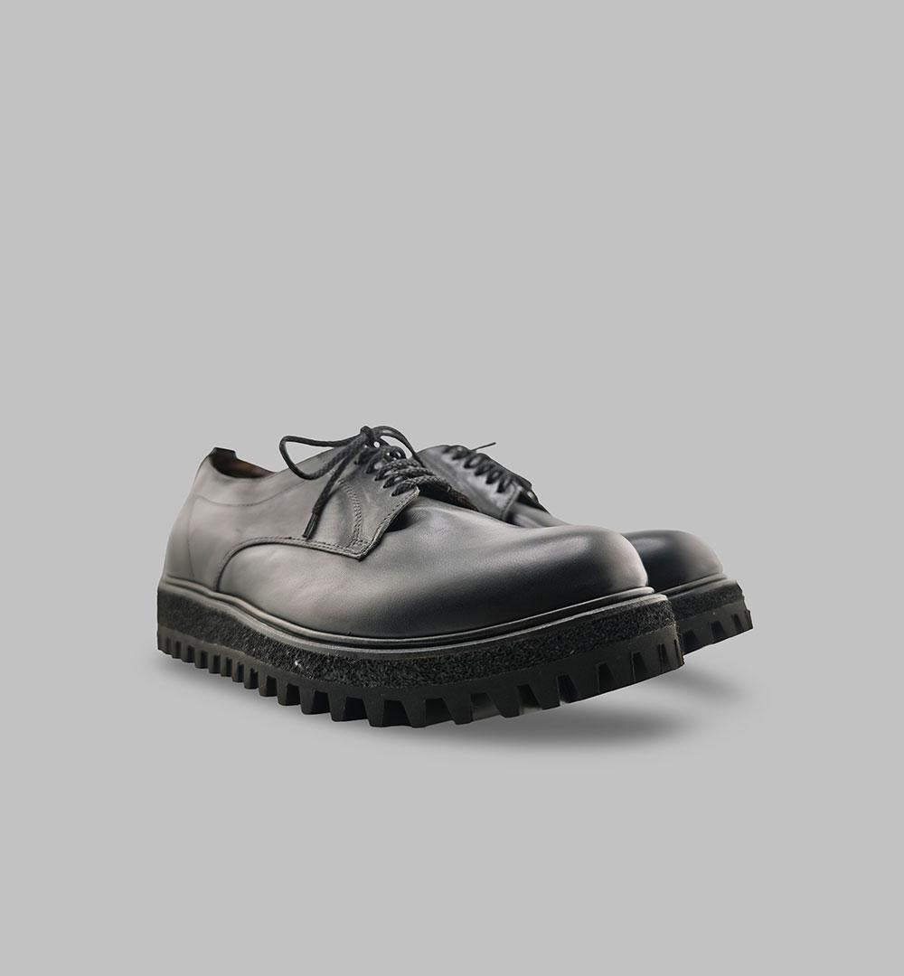 Derby Shoto uomo 2472 Nero<BR/> 2472 DENT.N SHOTO 