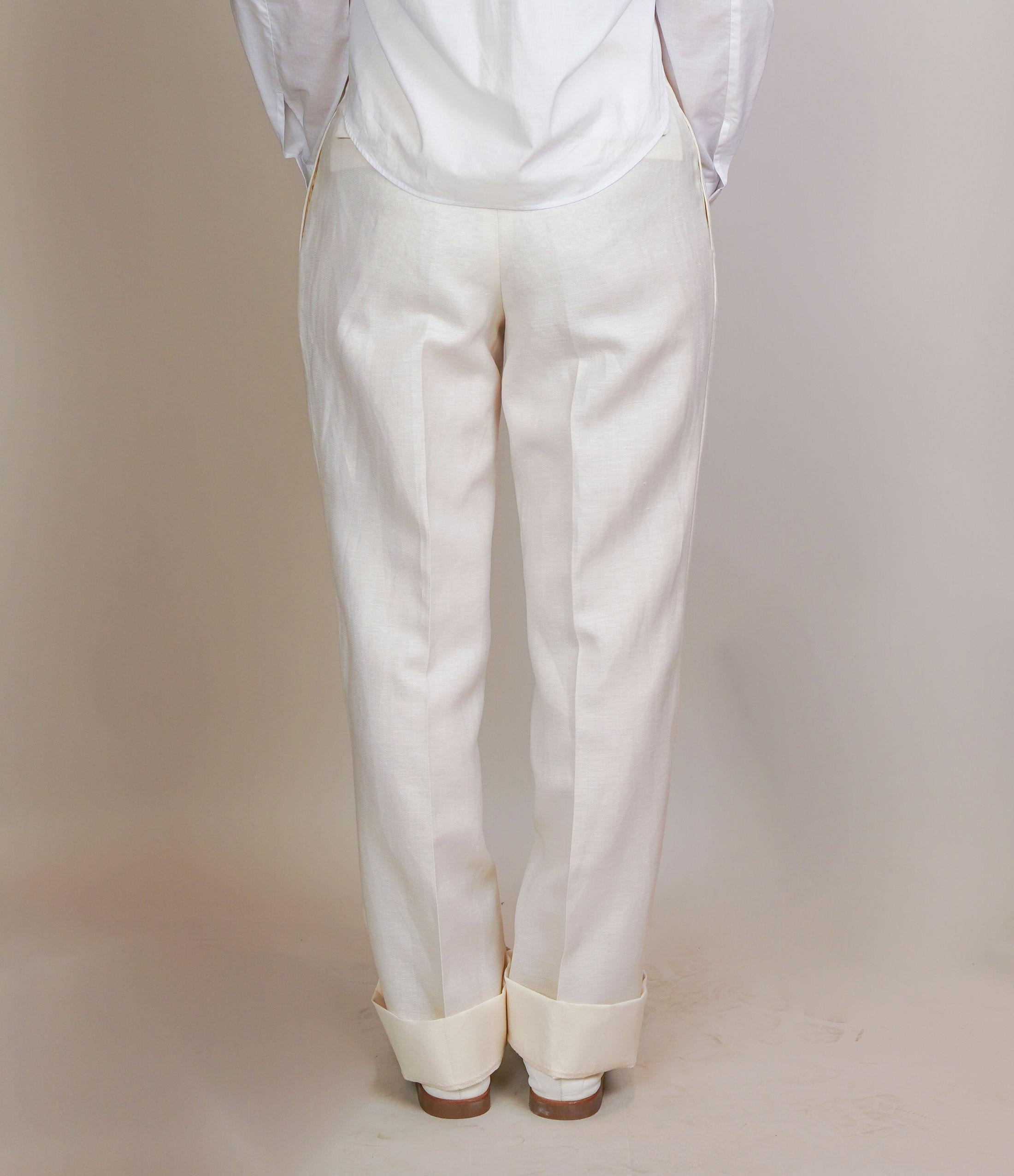 Pantalone Briglia donna Villenueve latte VILLENEUVE 0120 BRIGLIA 