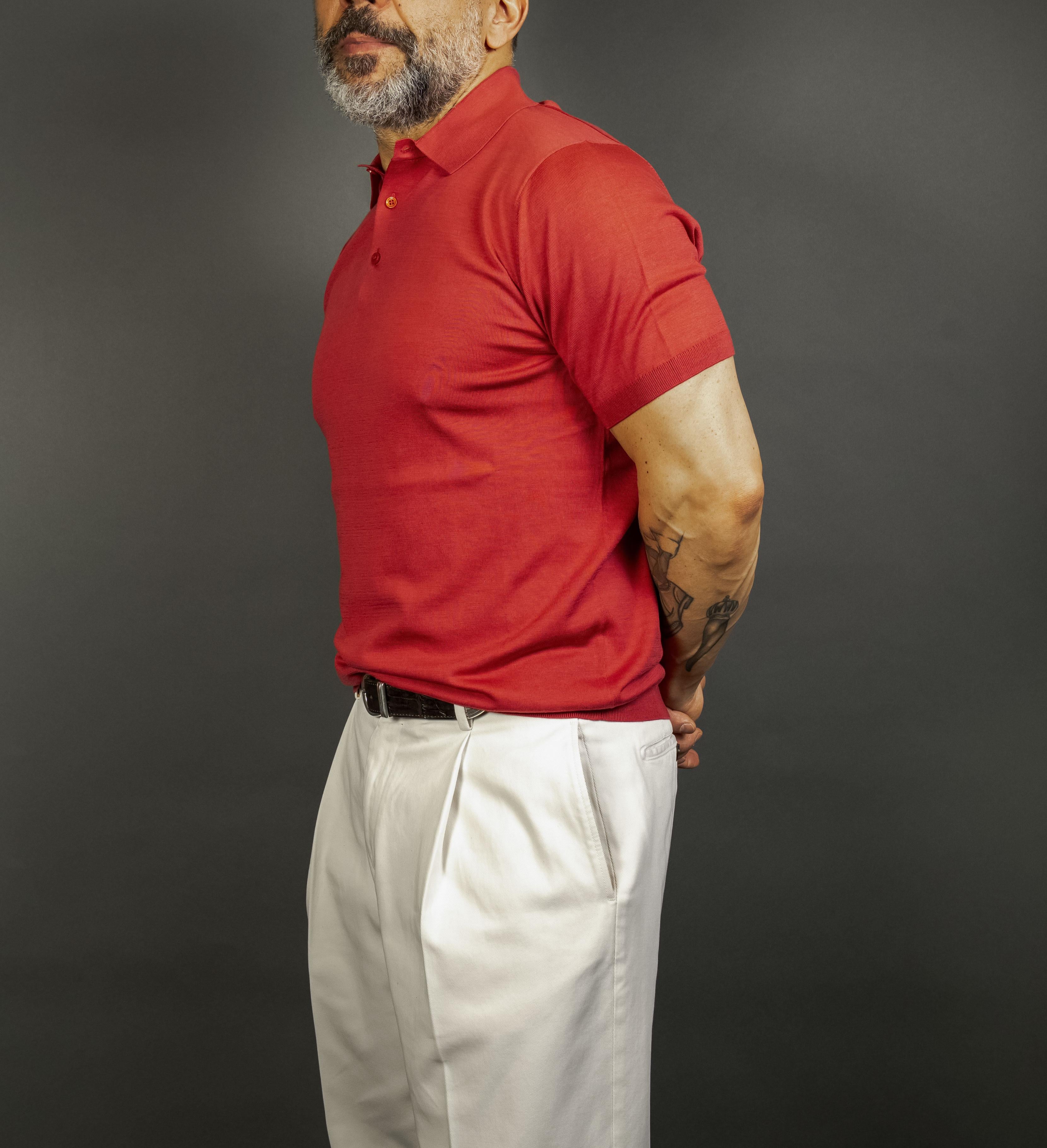 Polo Kangra uomo 1004 26 lampone 1004 26 018 LAMPONE KANGRA 