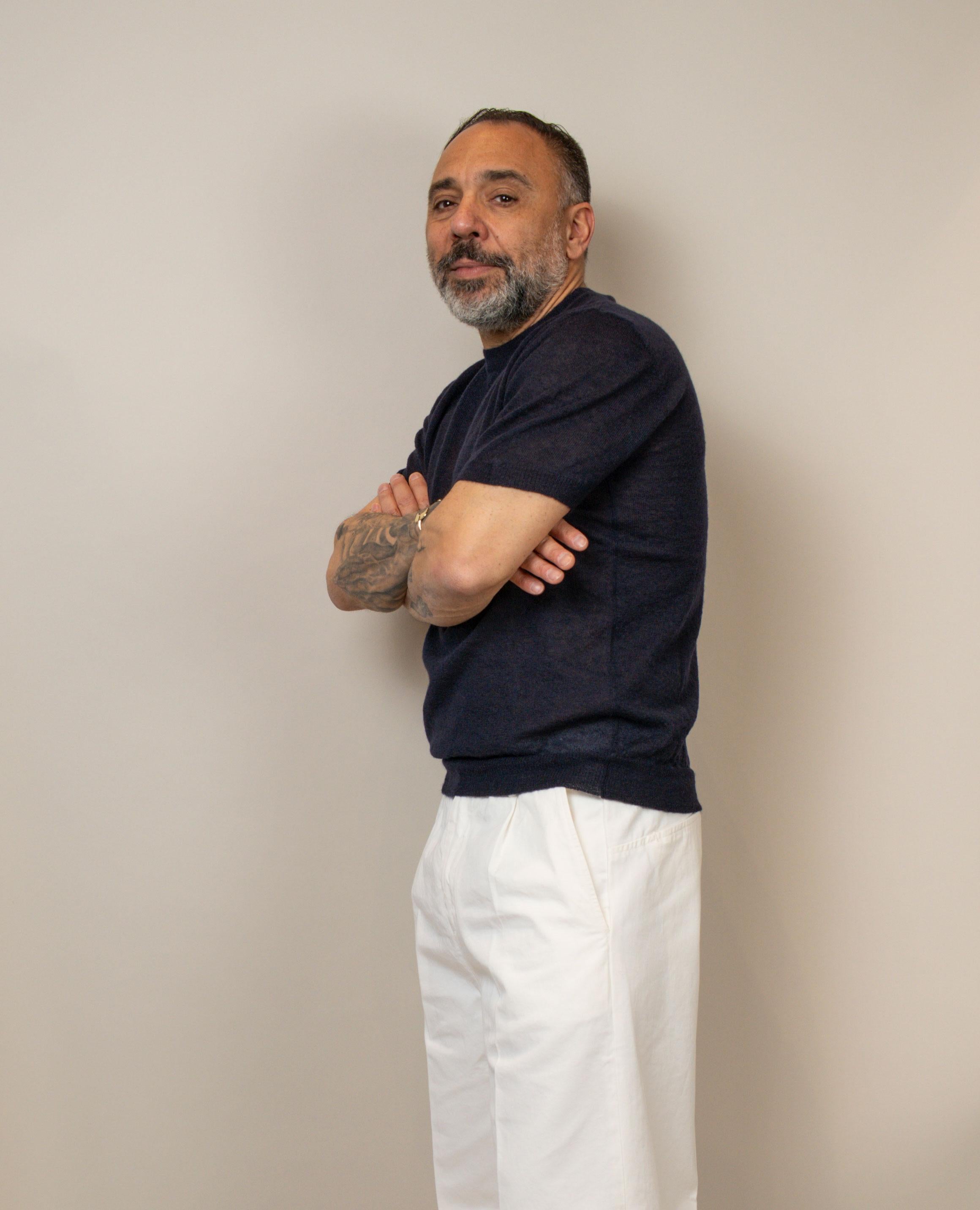 T-shirt Scaglione uomo 071 blu navy T-SHIRT 071 400 SCAGLIONE 