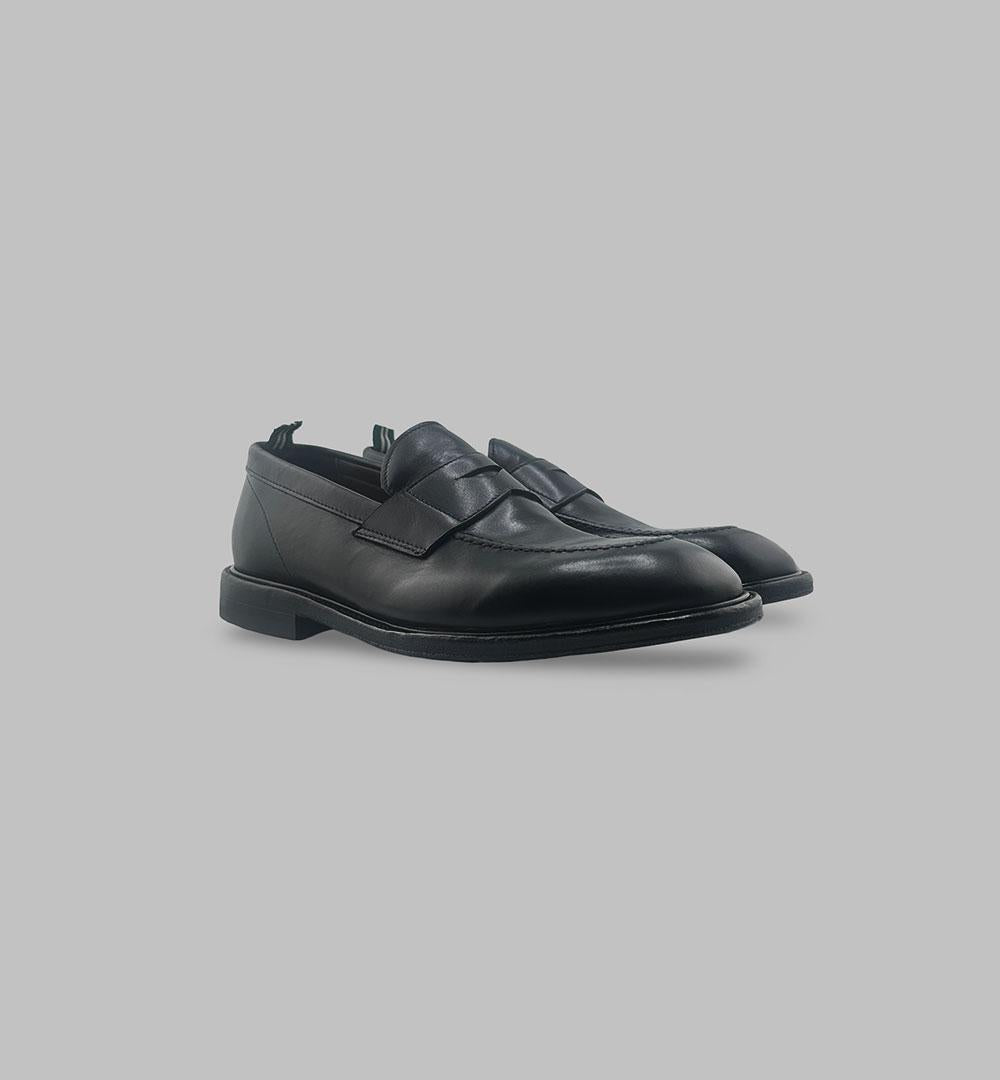 Mocassini Green George uomo 6010 neri 6010 PENNY WASH.N GREEN GEORGE 