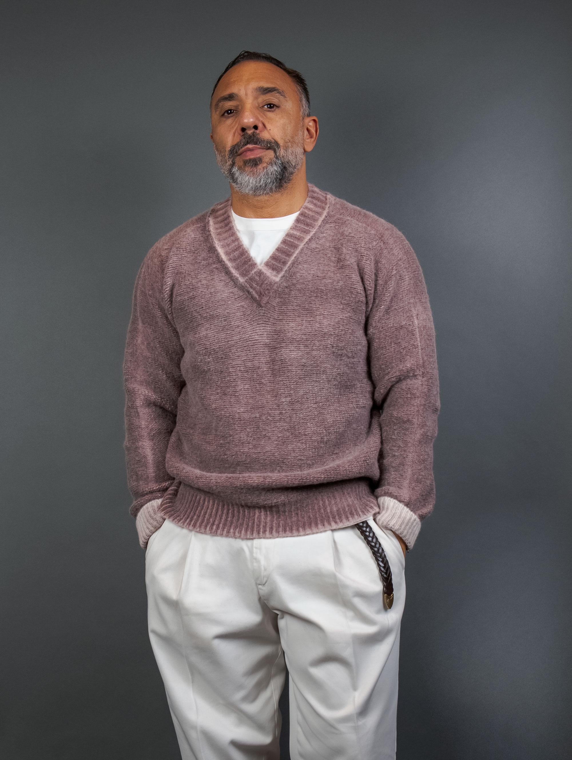 Maglione OFFICINE uomo 303 18 Rosa 303 18 268 SABLE OFFICINE 