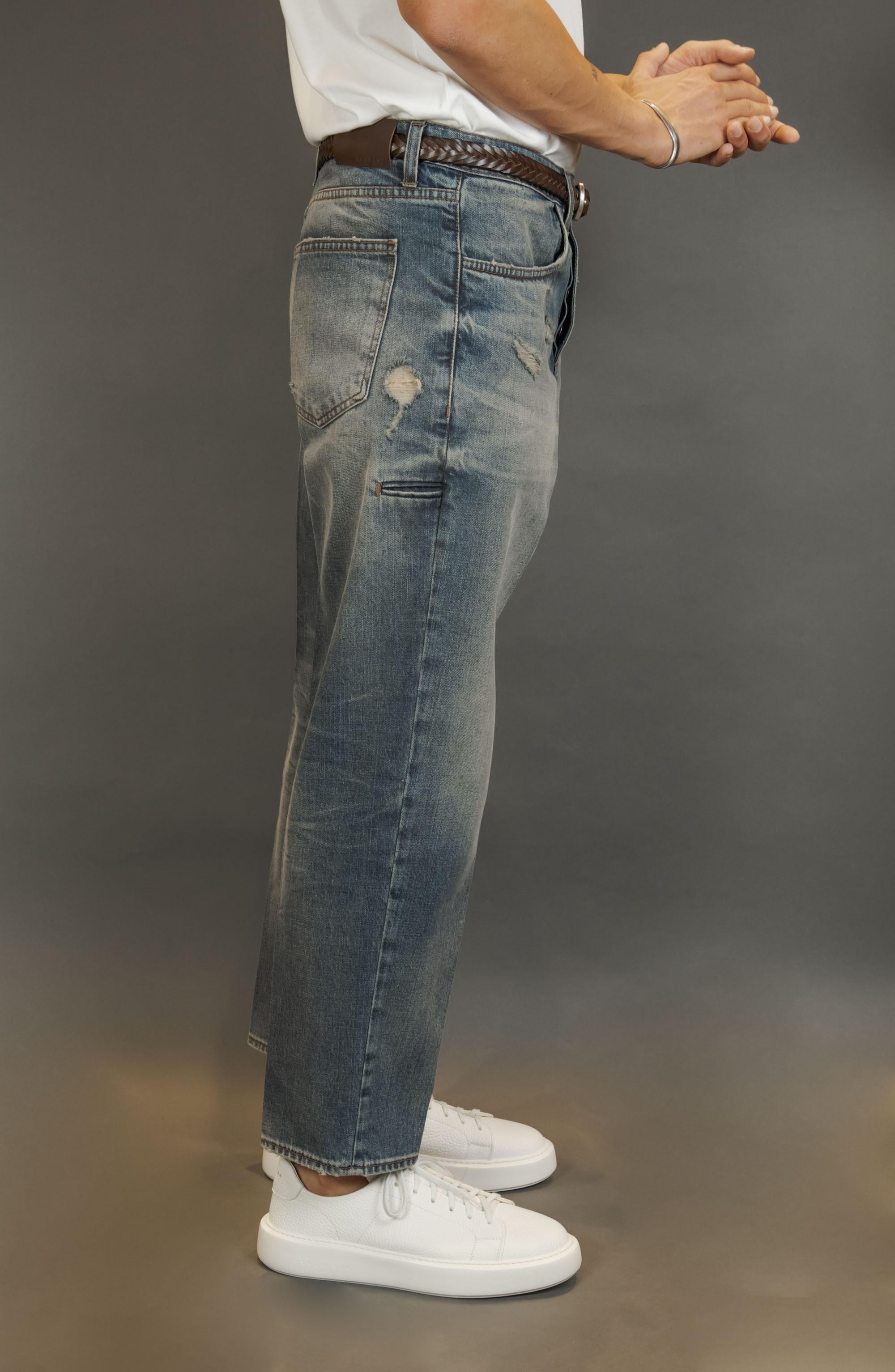Jeans BONHEUR uomo OSAKA Blu OSAKA L 75 DENIM BONHEUR 
