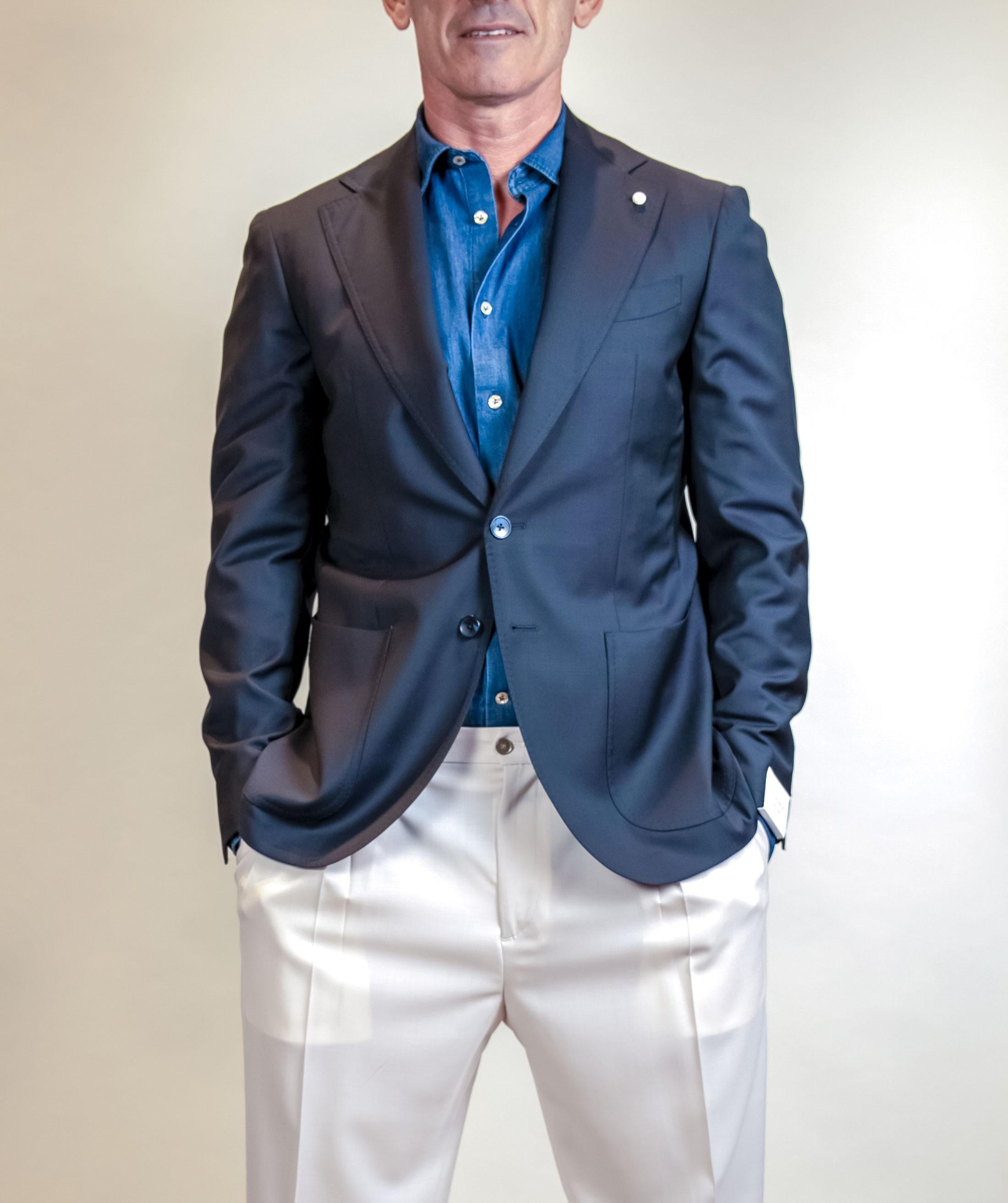 Giacca LUIGI BIANCHI MANTOVA uomo GIACCA 2611 506 Blu GIACCA 2611 506 2 LUIGI BIANCHI MANTOVA 