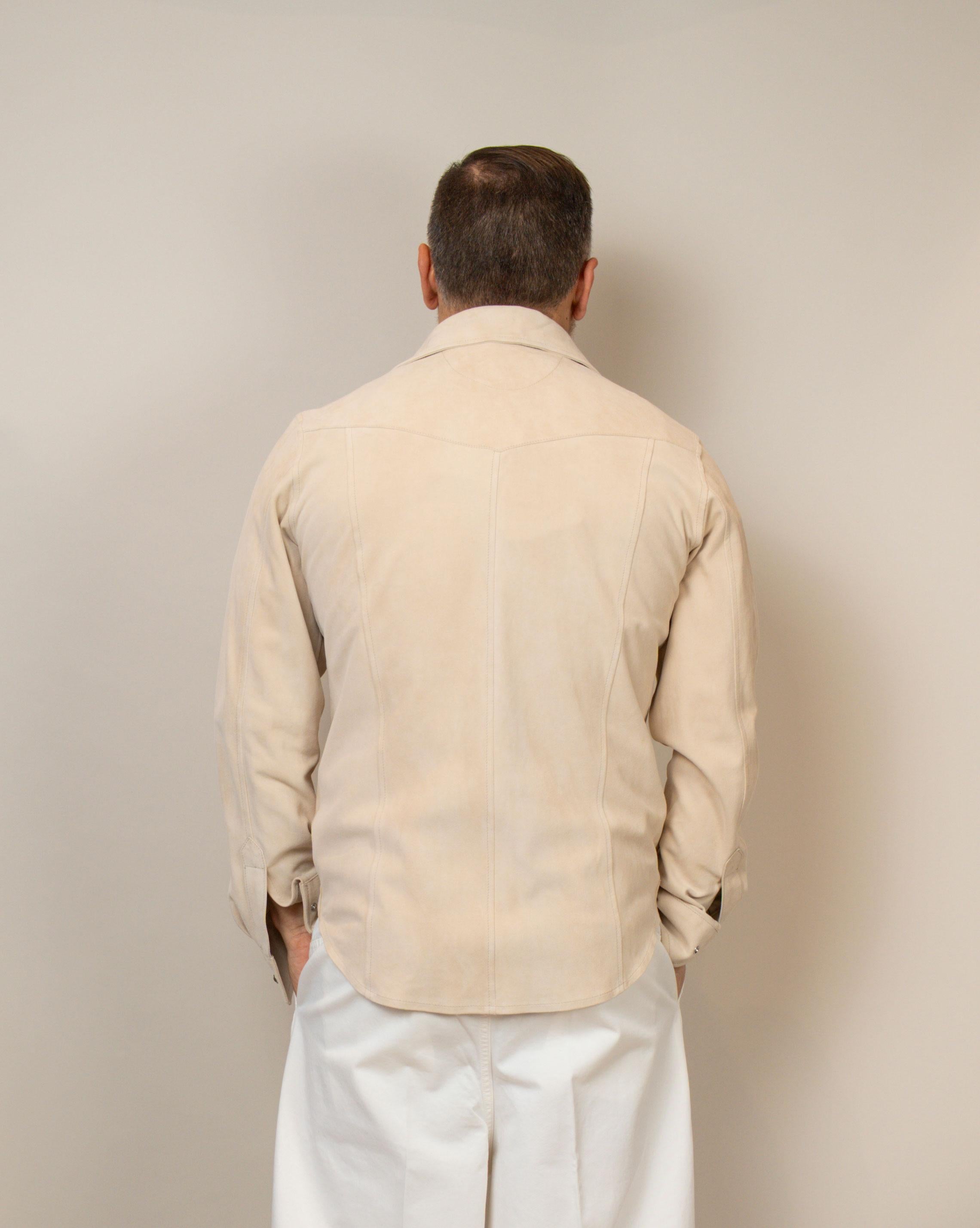 Overshirt Kired uomo Toto 835101 avorio TOTO 935100 3000 KIRED 