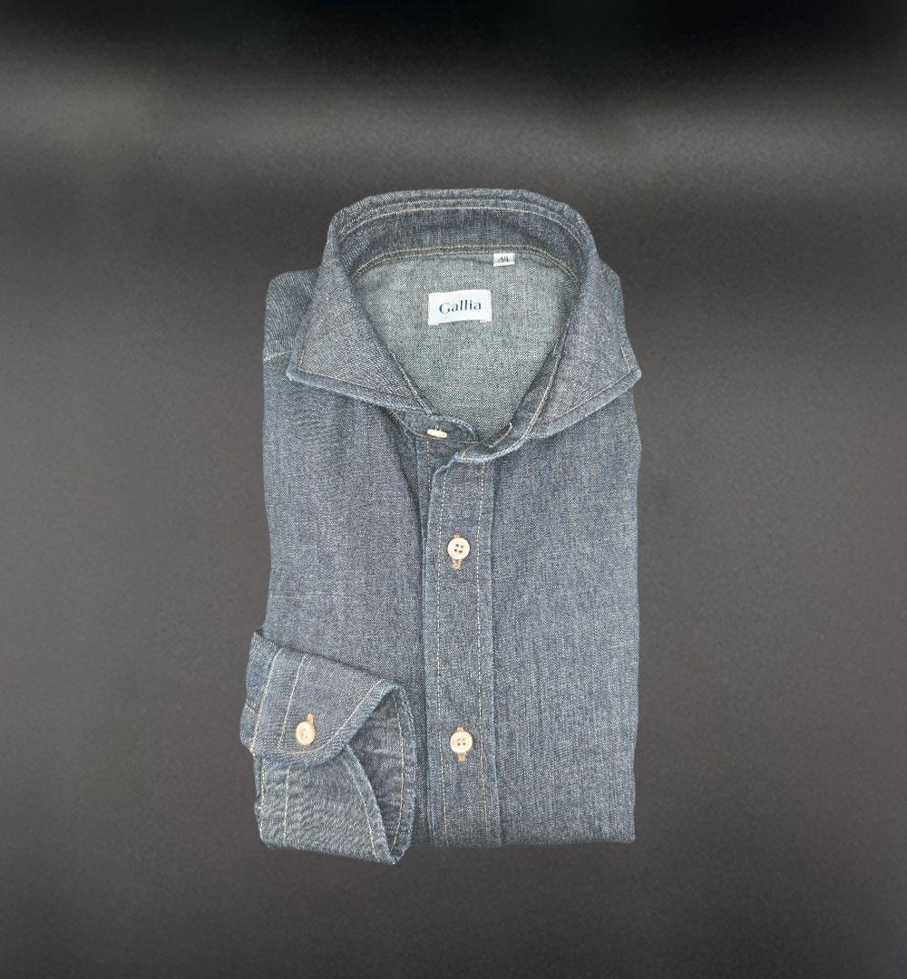 Camicia Gallia uomo Jea07 blu scuro JEA07 03 GALLIA 