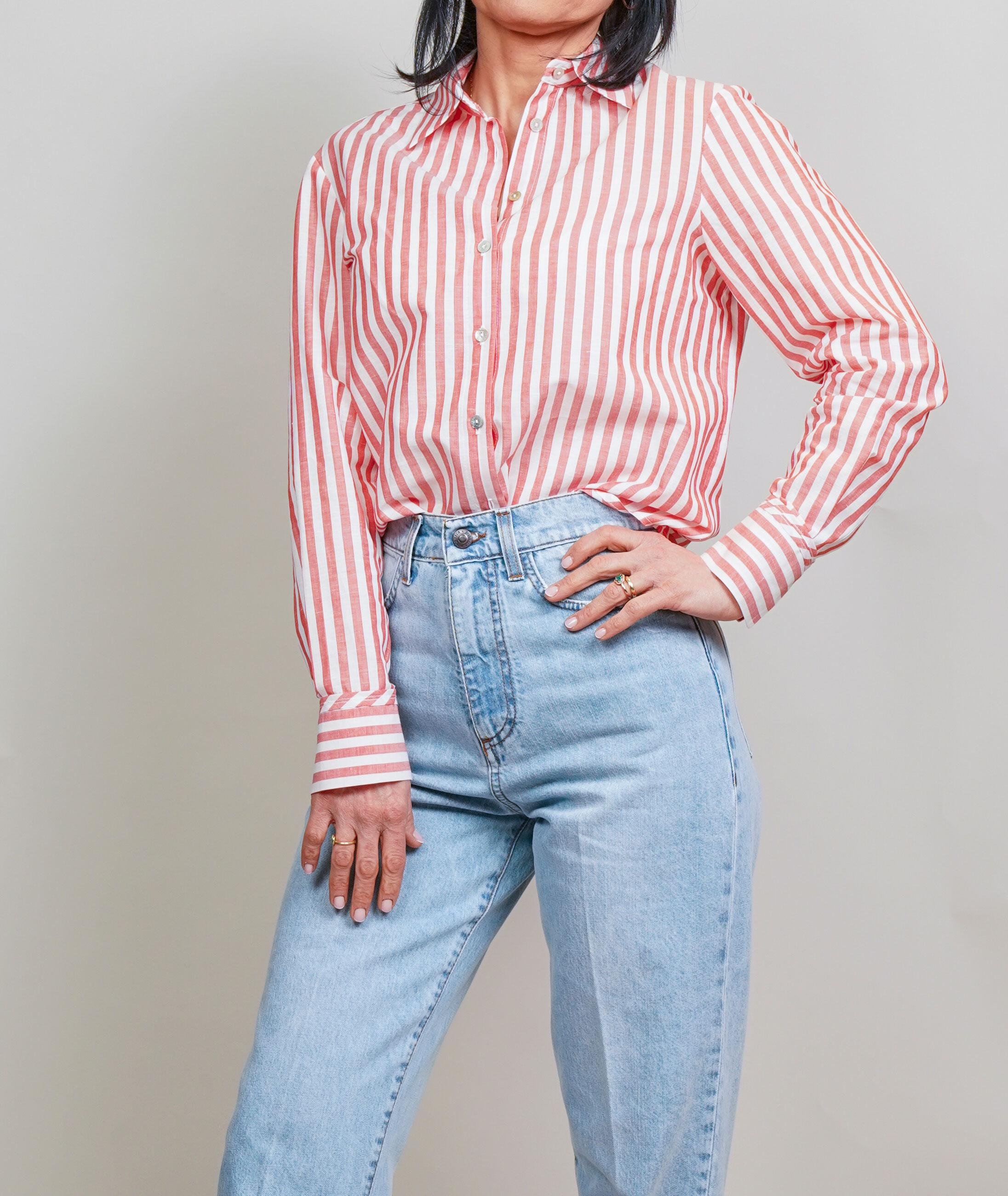 Camicia Barba donna 54032 rossa 54032 006 BARBA 