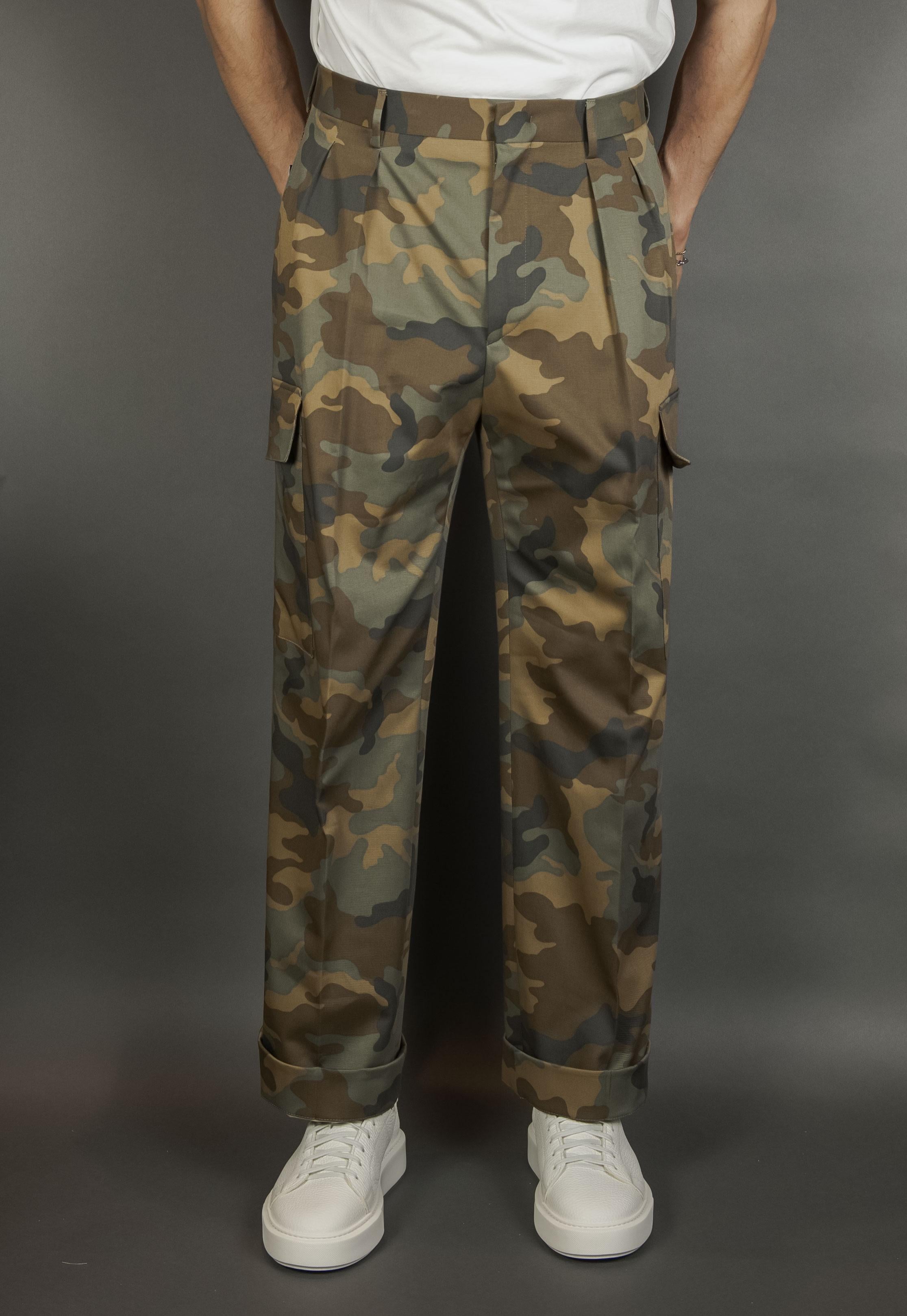 Pantalone Tagliatore uomo P Noble mimetico verde P-NOBLE24 TGT 870003 25E146 V1148 MIMETICO TAGLIATORE 