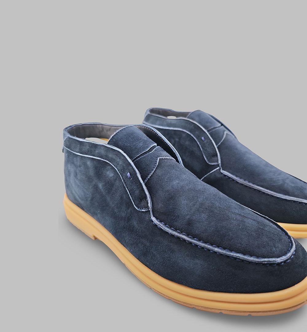 Polacchini ANDREA VENTURA uomo ZENIT80 Blu ZENIT80 SLIP ON BLU ANDREA VENTURA 