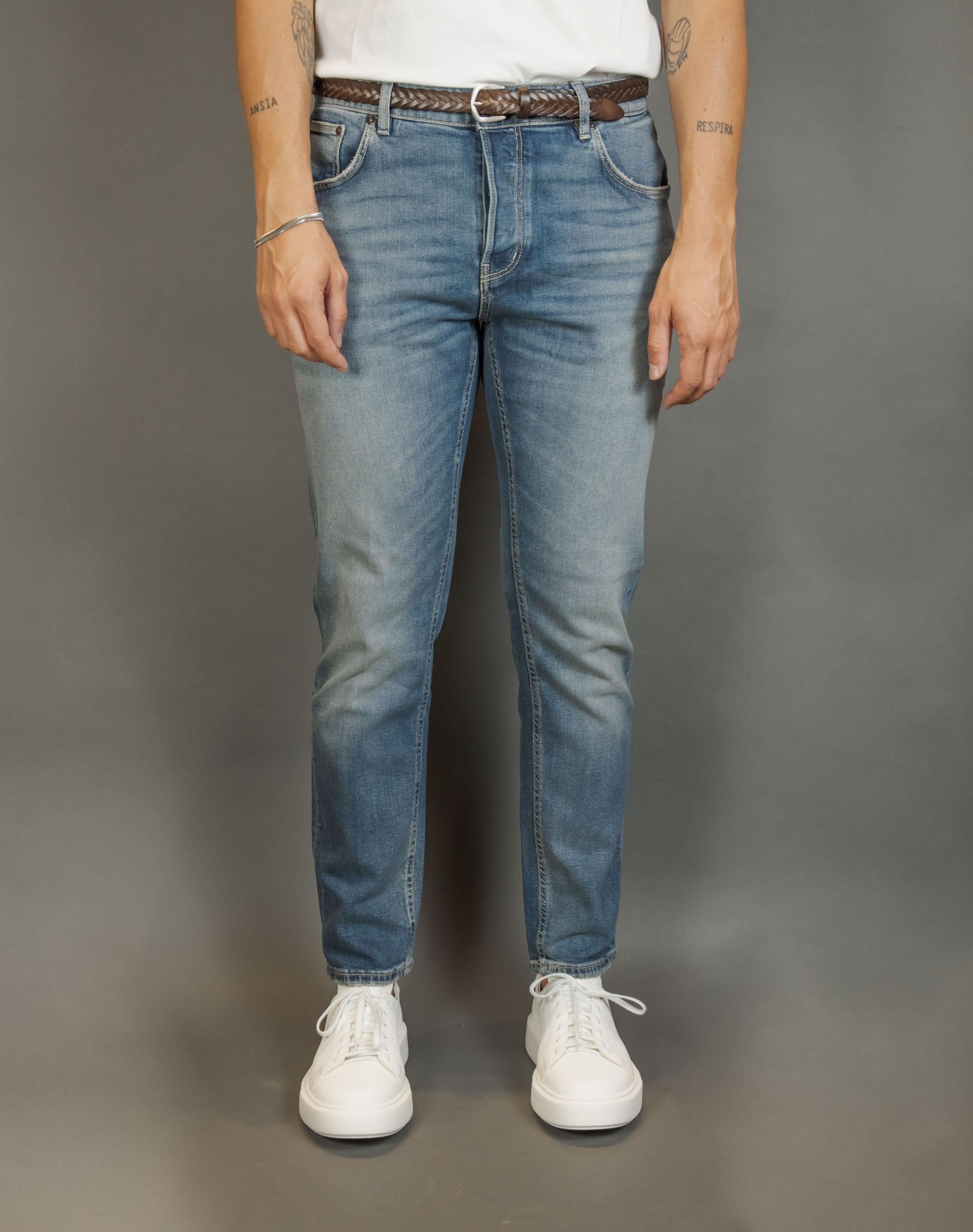 Jeans PT TORINO uomo PT05B0 SH0230 Blu PT05B0 SH0230 MM88 DENIM MEDIO PT TORINO 