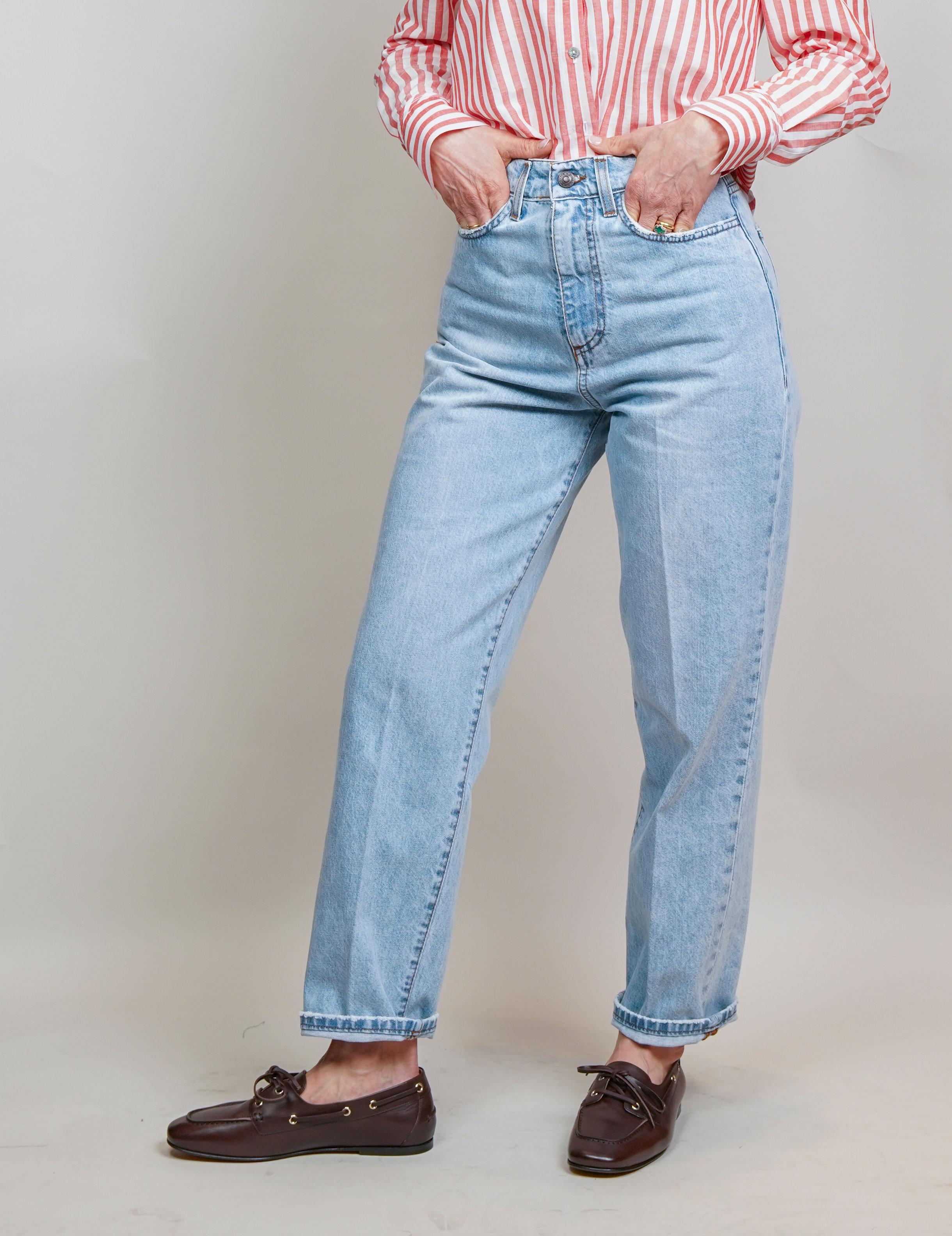 Jeans Bonheur donna Shangai blu chiaro SHANGAI 160 BONHEUR 