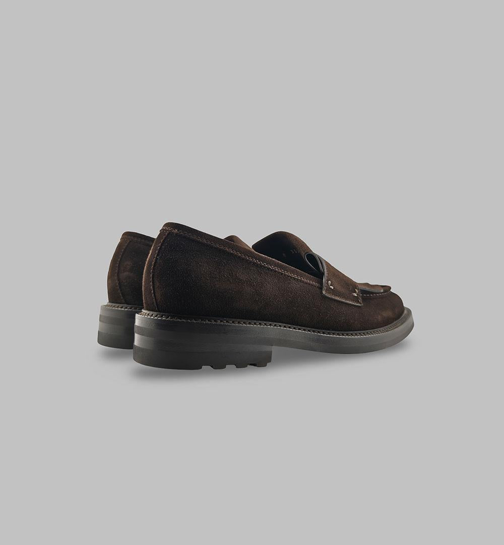 Mocassino Barrett uomo 222U063.29 testa di moro 222U063.29 FRANGIA TDM BARRETT 