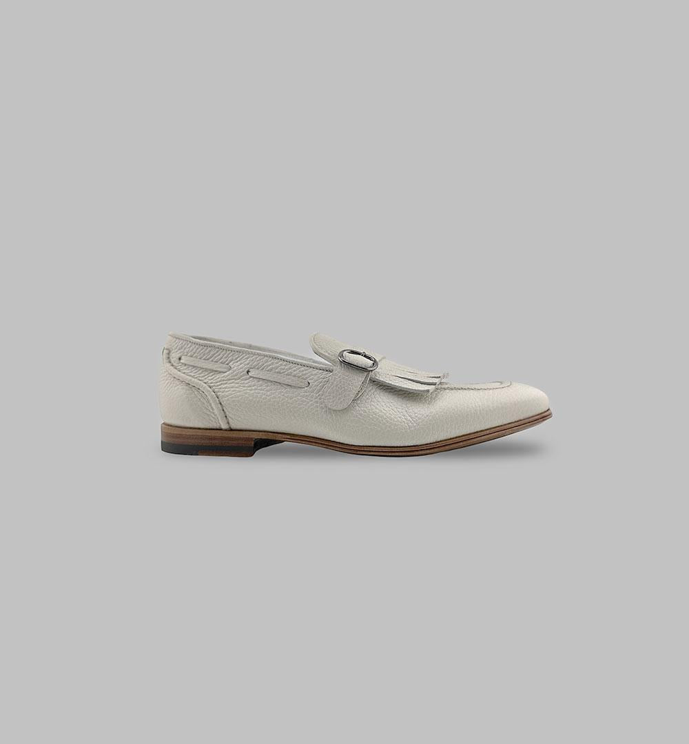 Mocassino Claudio Marini uomo 8237  bianchi 8237 FRA.FIBBIA.B CLAUDIO MARINI 
