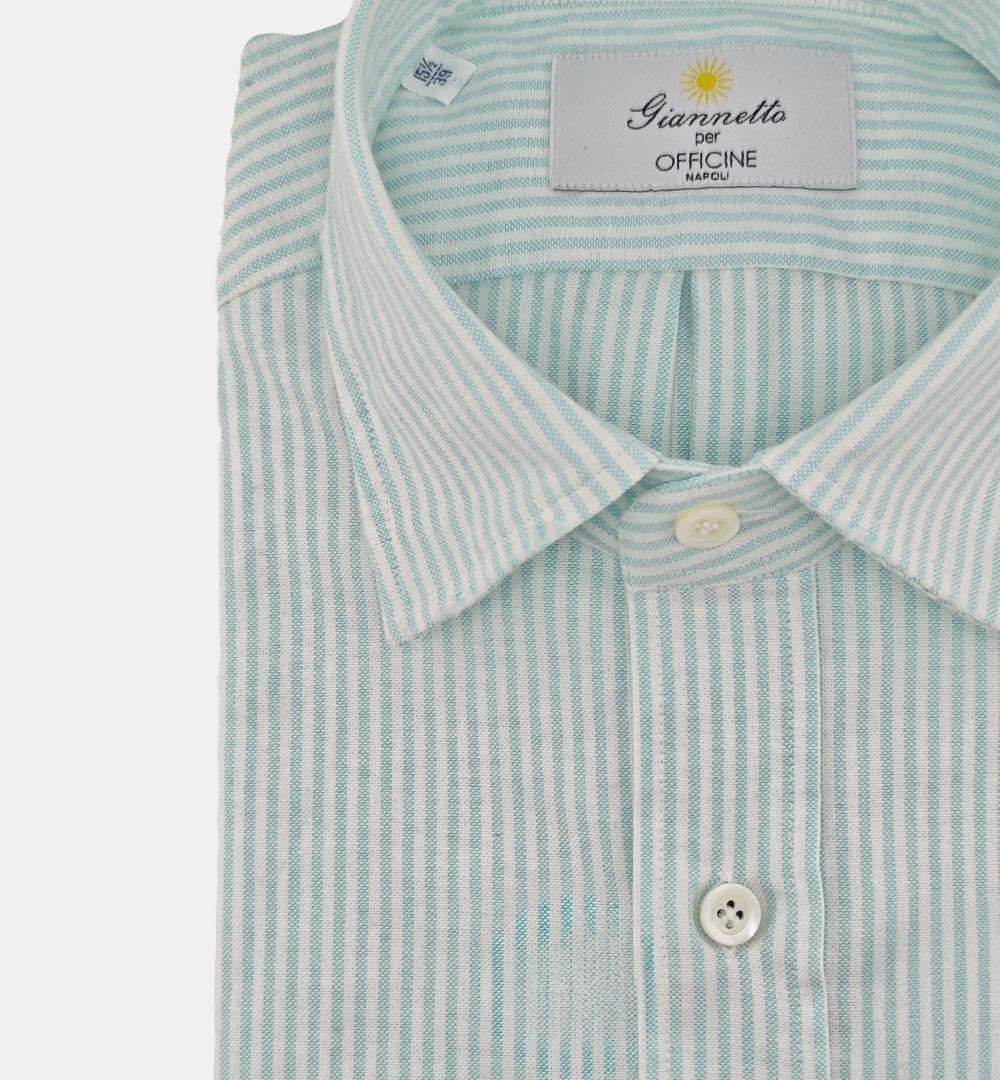 Camicia Sanfort uomo 61212 verde acqua CAMICIA 61212 2250 01 SANFORT 