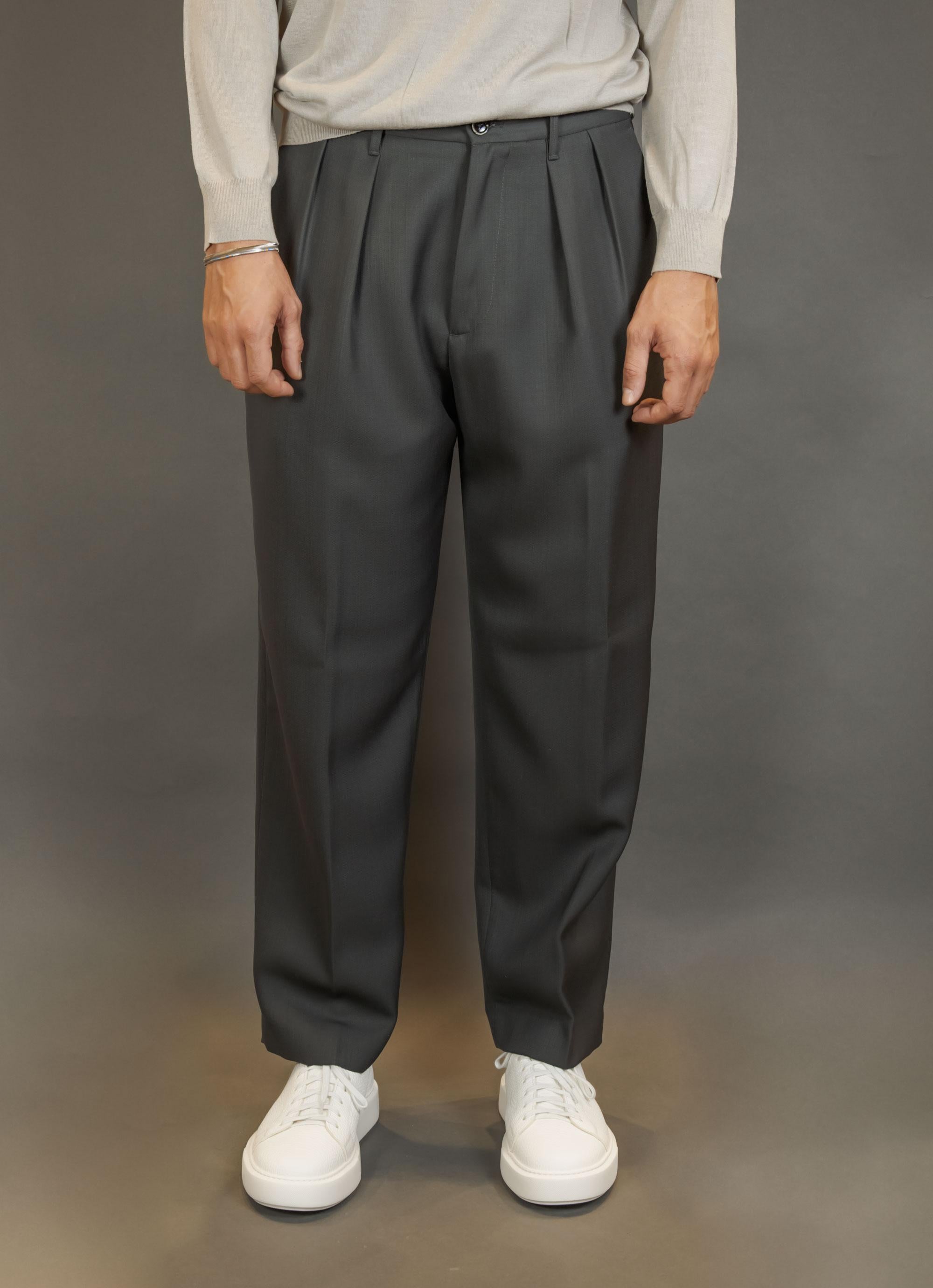 Pantalone NINE INTHE MORNING uomo KAI18 BAGGY Grigio KAI18 BAGGY KETTE NINE INTHE MORNING 